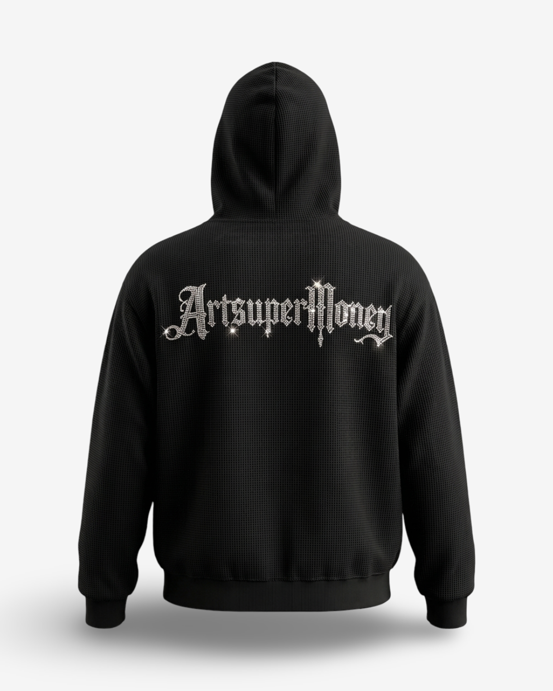 ART SUPERMONEY HOODIE CHROMEBIRD BLACK