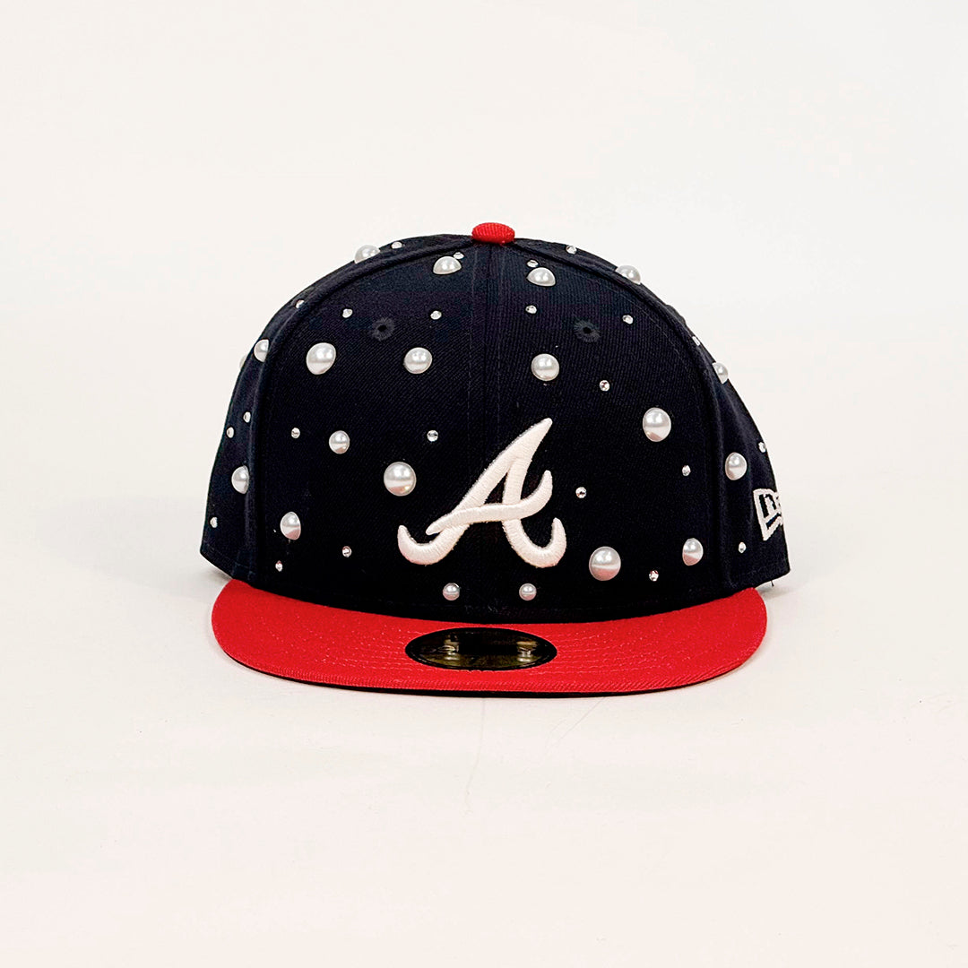 New Era Fitted Atlanta Braves Pearl & Diamond