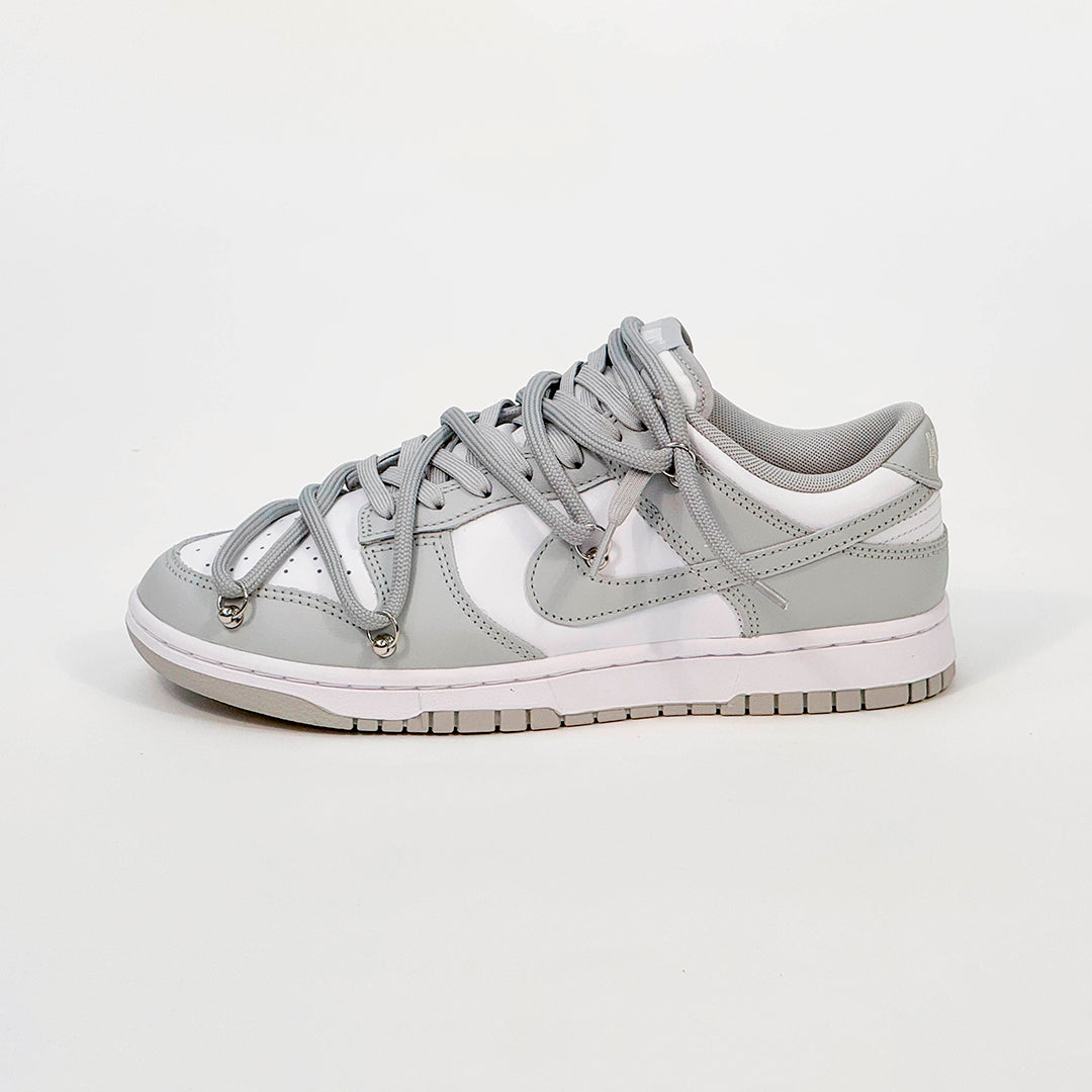 Dunk Low Grey Fog W/Grey Overlaces