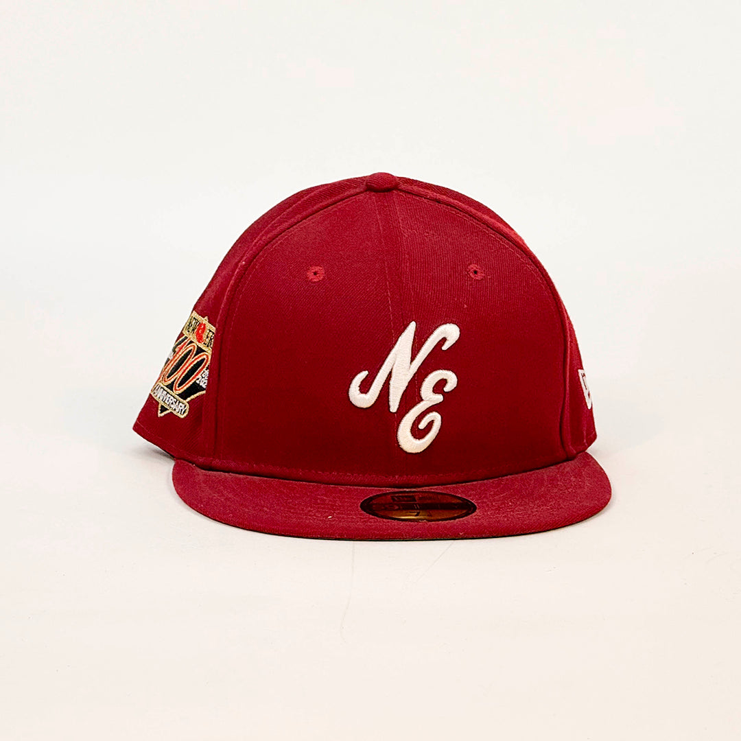 New Era Fitted Cap "N-E" Red
