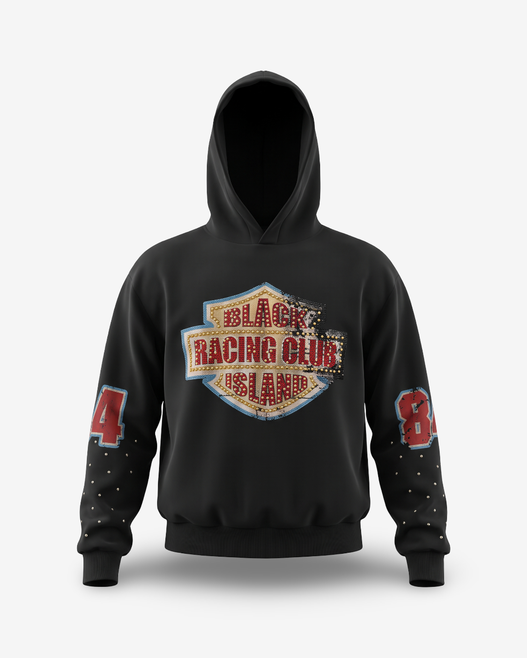 BLACK ISLAND - HOODIE BLACK 1979