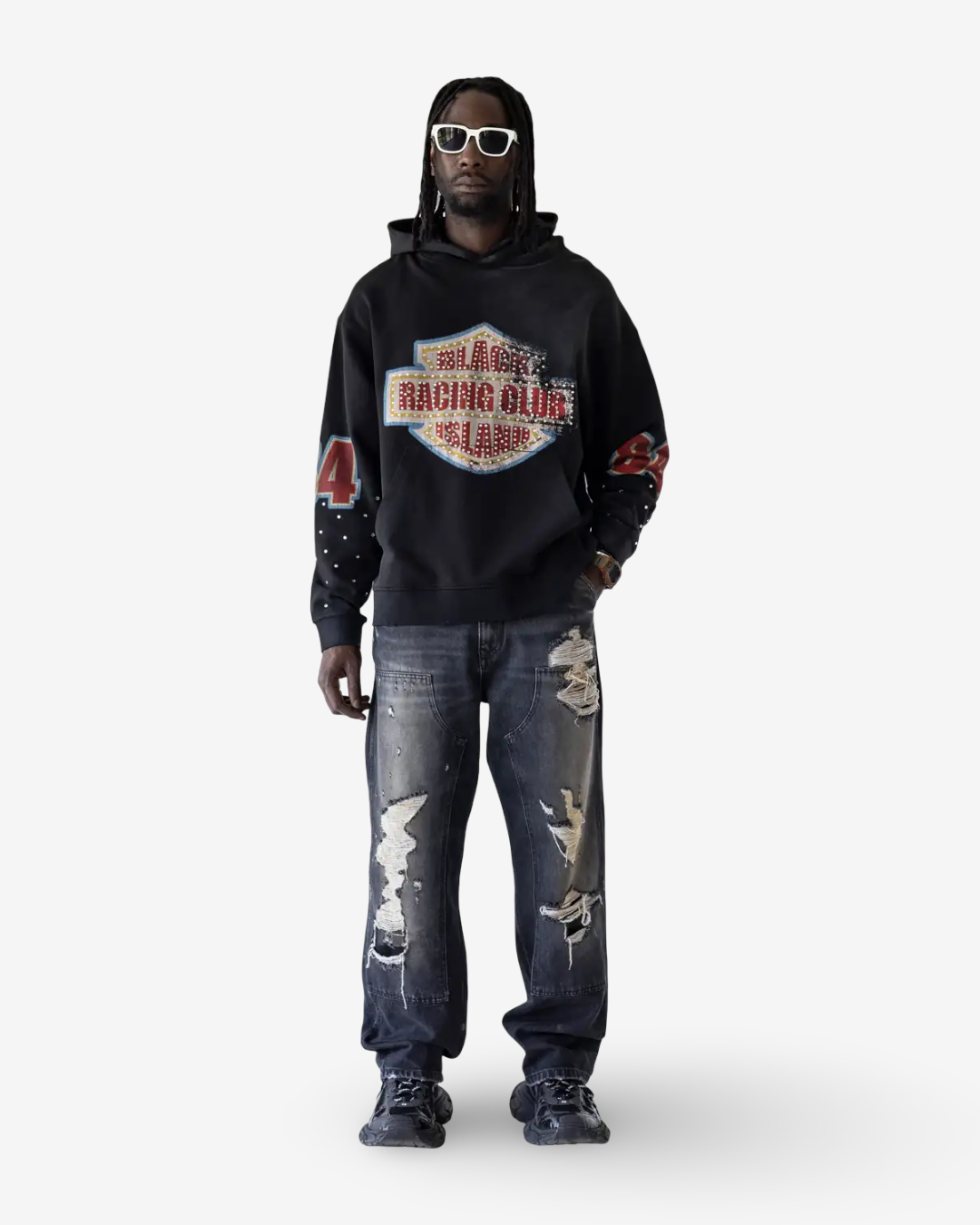 BLACK ISLAND - HOODIE BLACK 1979