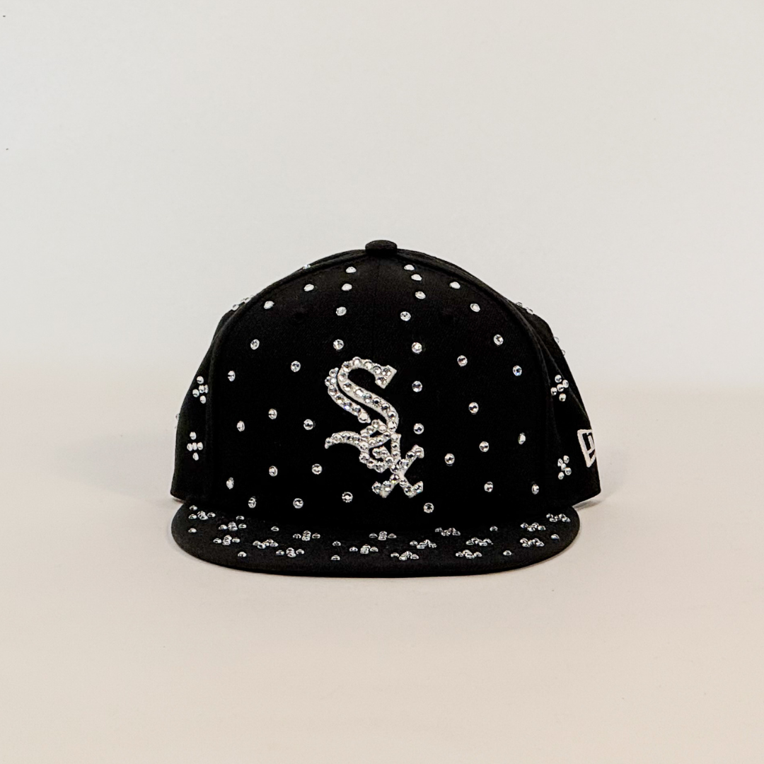 New Era Black - White Sox Chrome Diamond