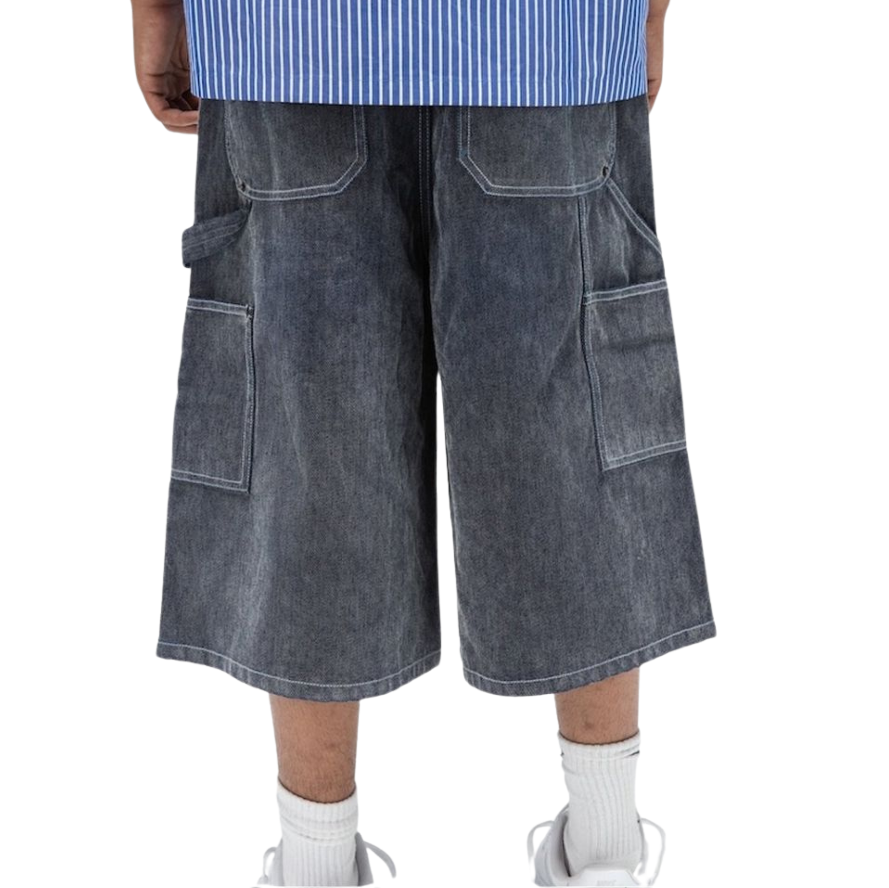 PAPER MONEY - FLOCK JORTS GREY