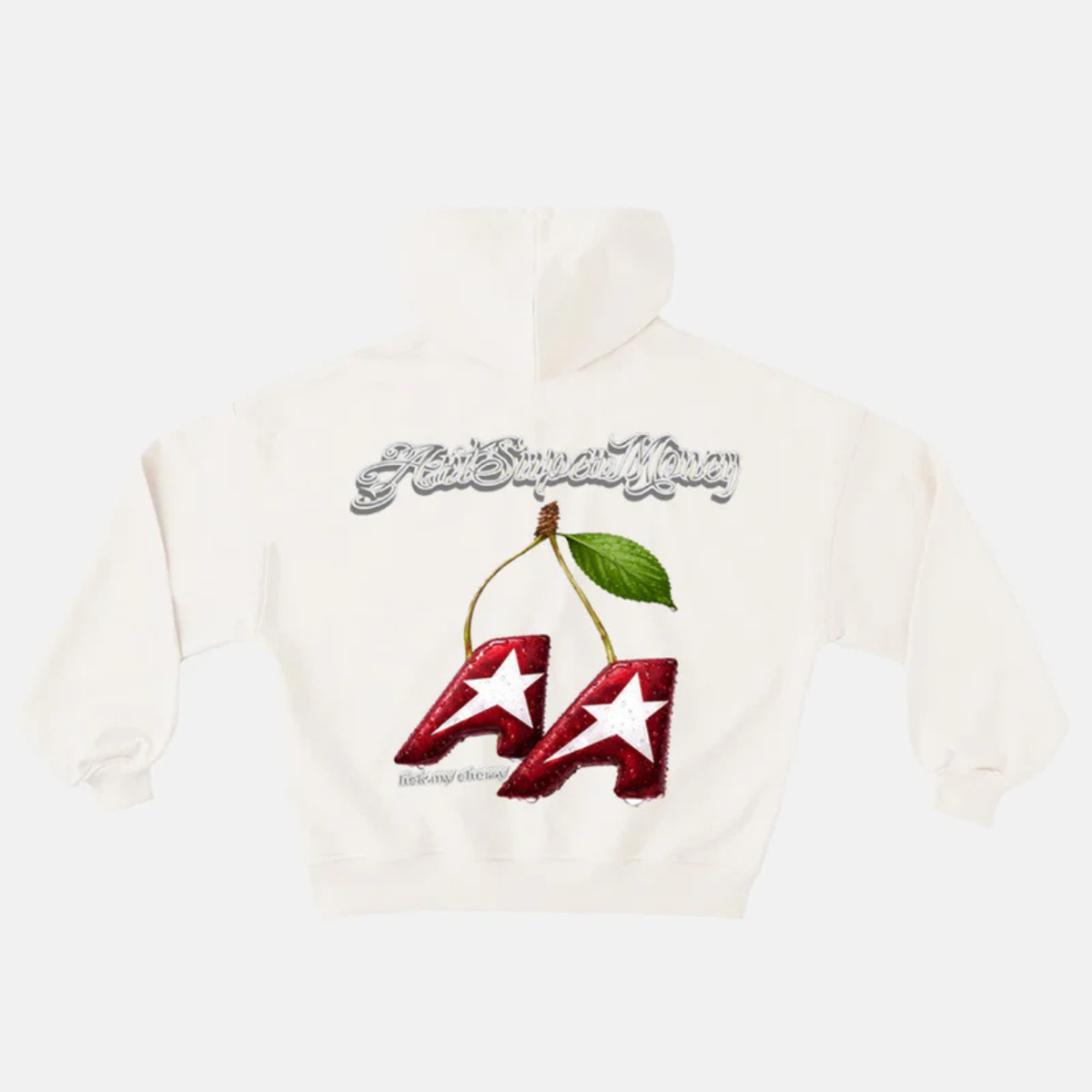 Artsupermoney Zip Hoodie Cherry - Off White