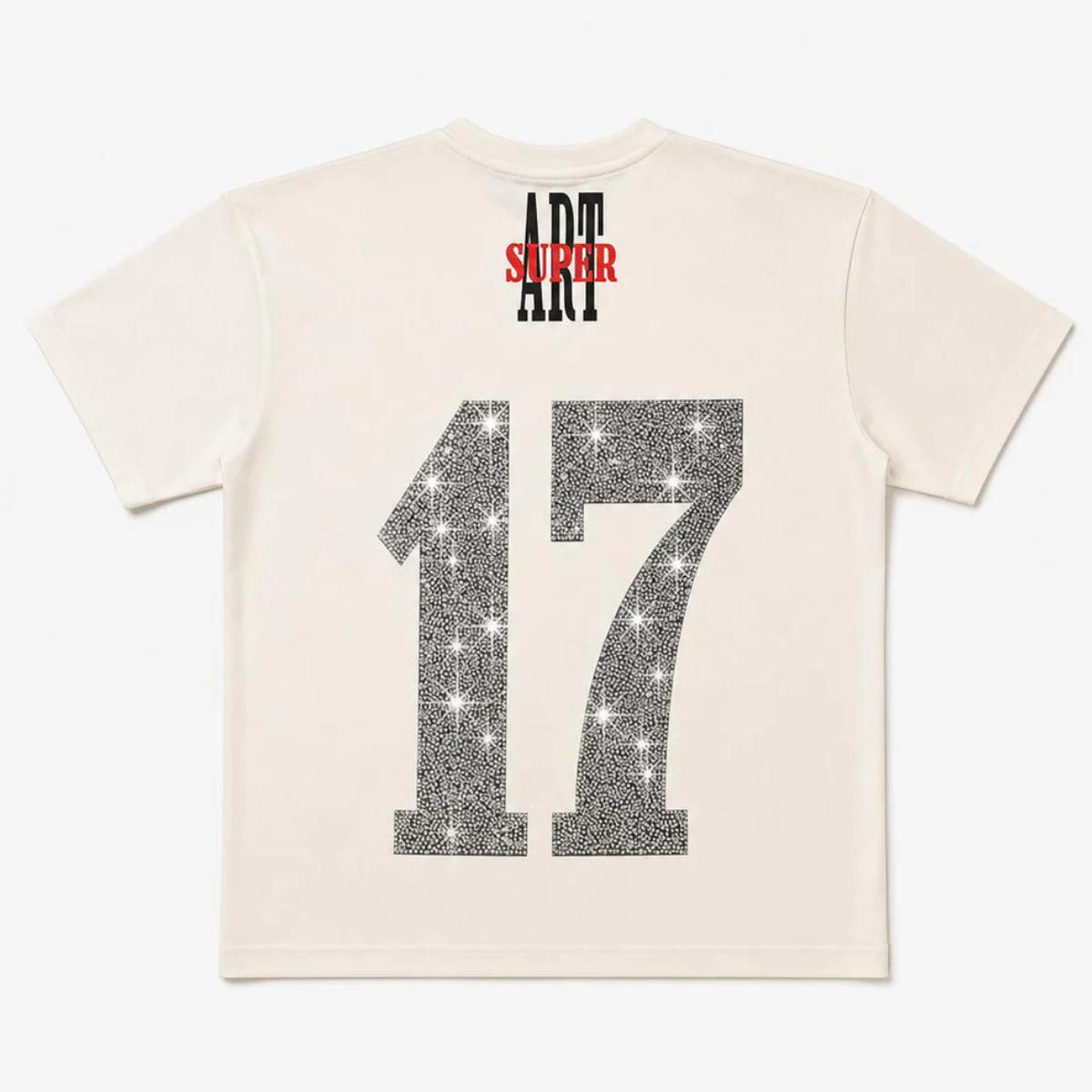 Artsupermoney Tee Crazy Bull - Off White