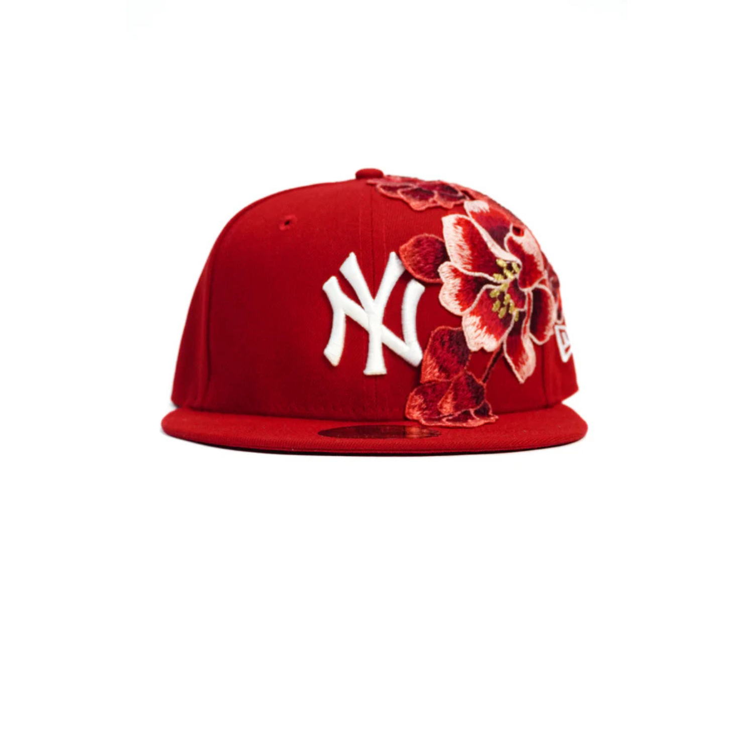 Cappellino New Era 59Fifty New York Yankees Red Flower Custom