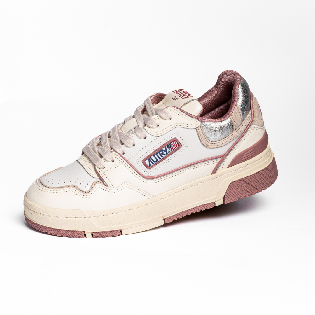 AUTRY CLC IN PELLE - SILVER ROSE