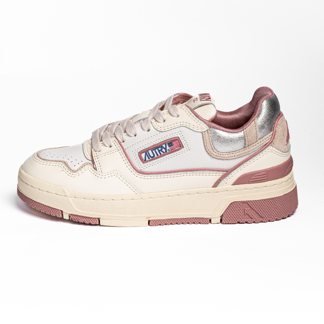 AUTRY CLC IN PELLE - SILVER ROSE