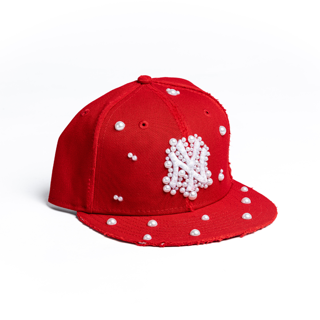 New Era Red - NY CUSTOM PEARL