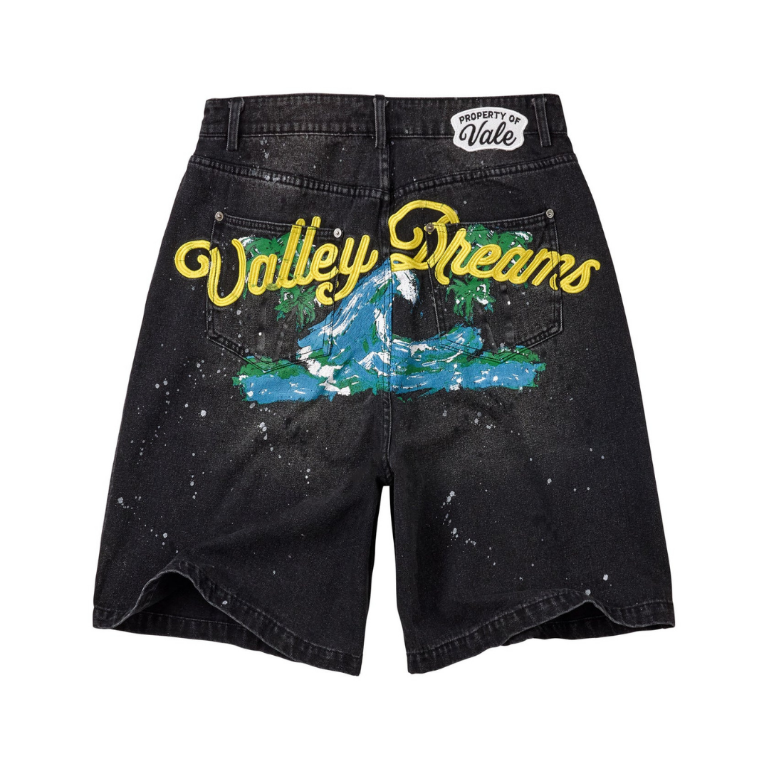 VALLEY - PARADISE JORTS BLACK
