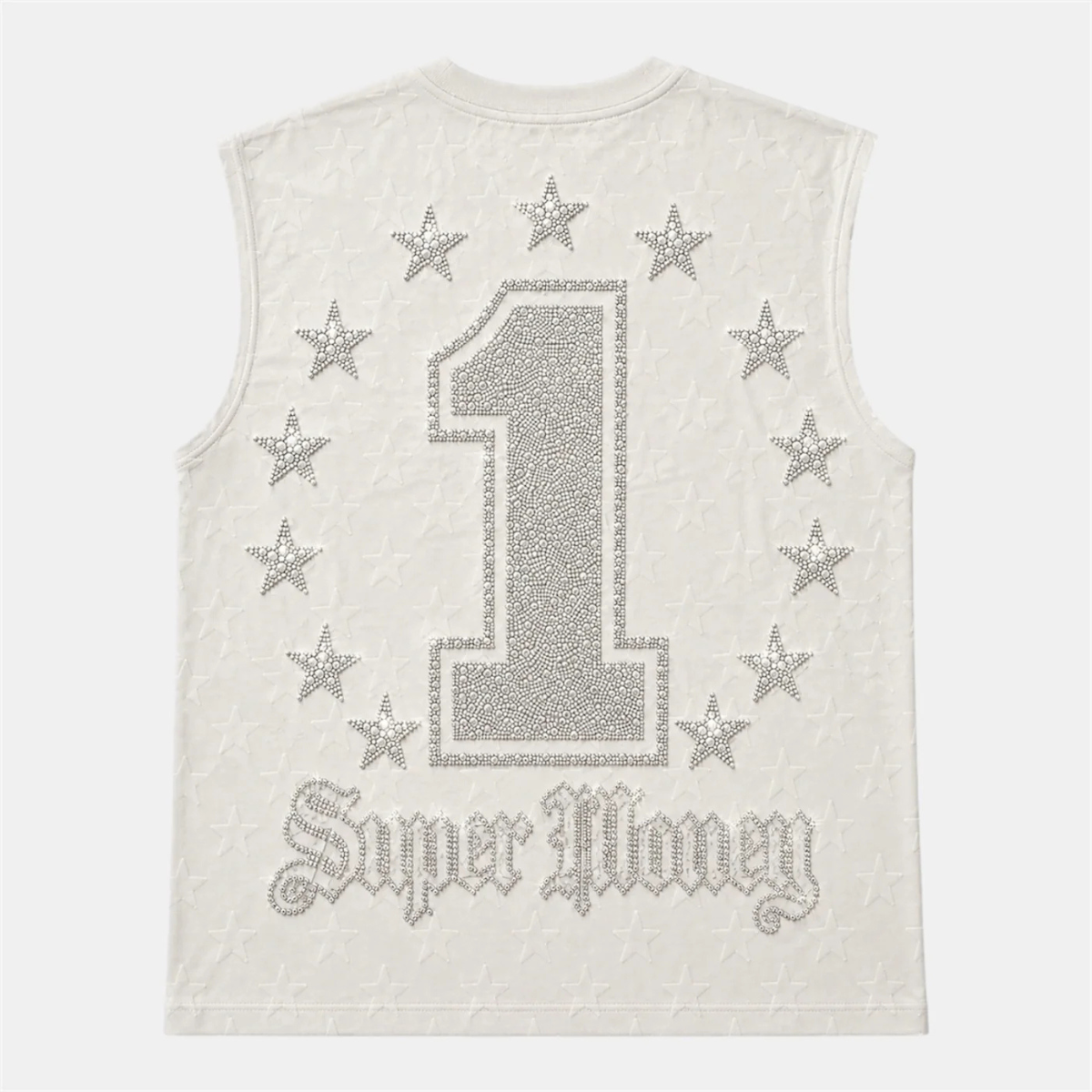 Artsupermoney White Lips Sleveless Tee