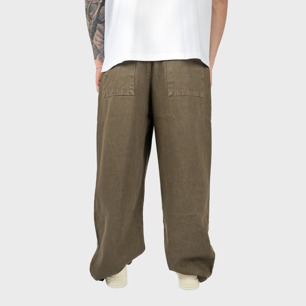 Black Island Washed Relaxed Fit Jeans