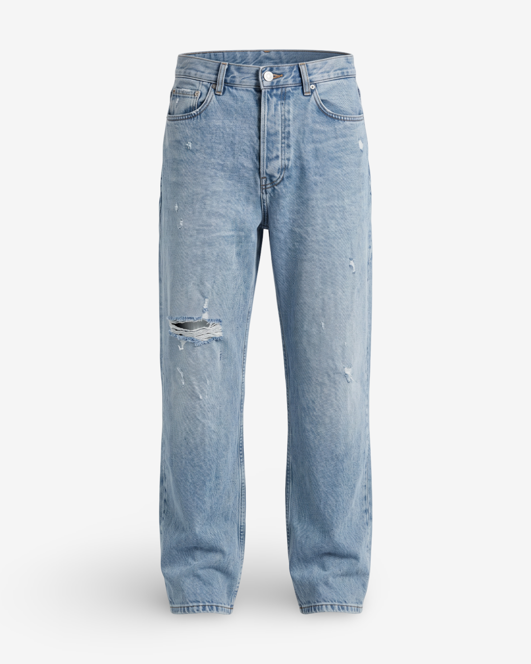 Black Island Baggy Jeans Blu