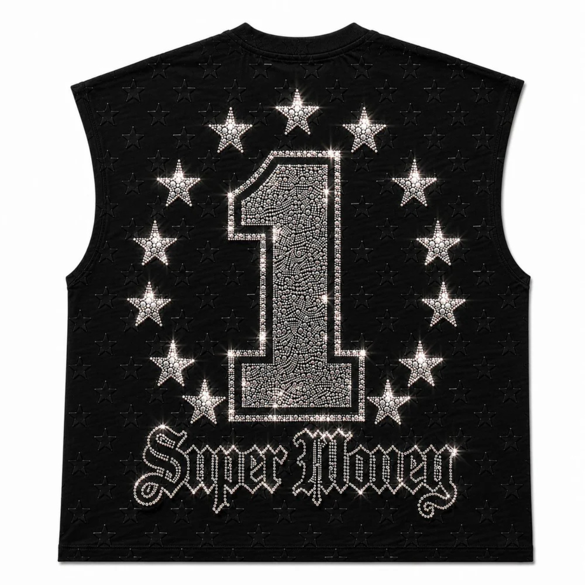 Artsupermoney Black Lips Sleveless Tee