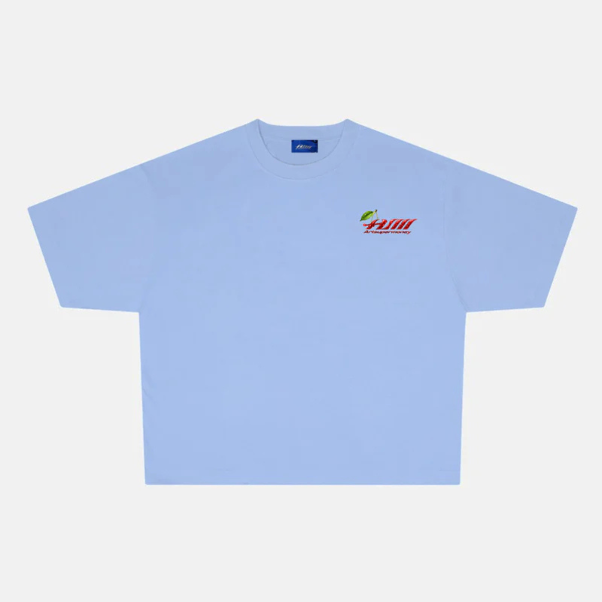 Artsupermoney T Shirt Cherry - Sky