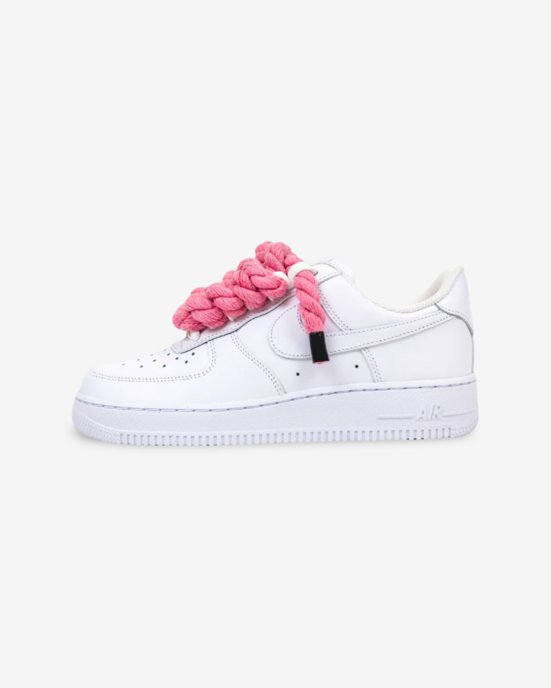 Air Force White Corda Laces Rosa