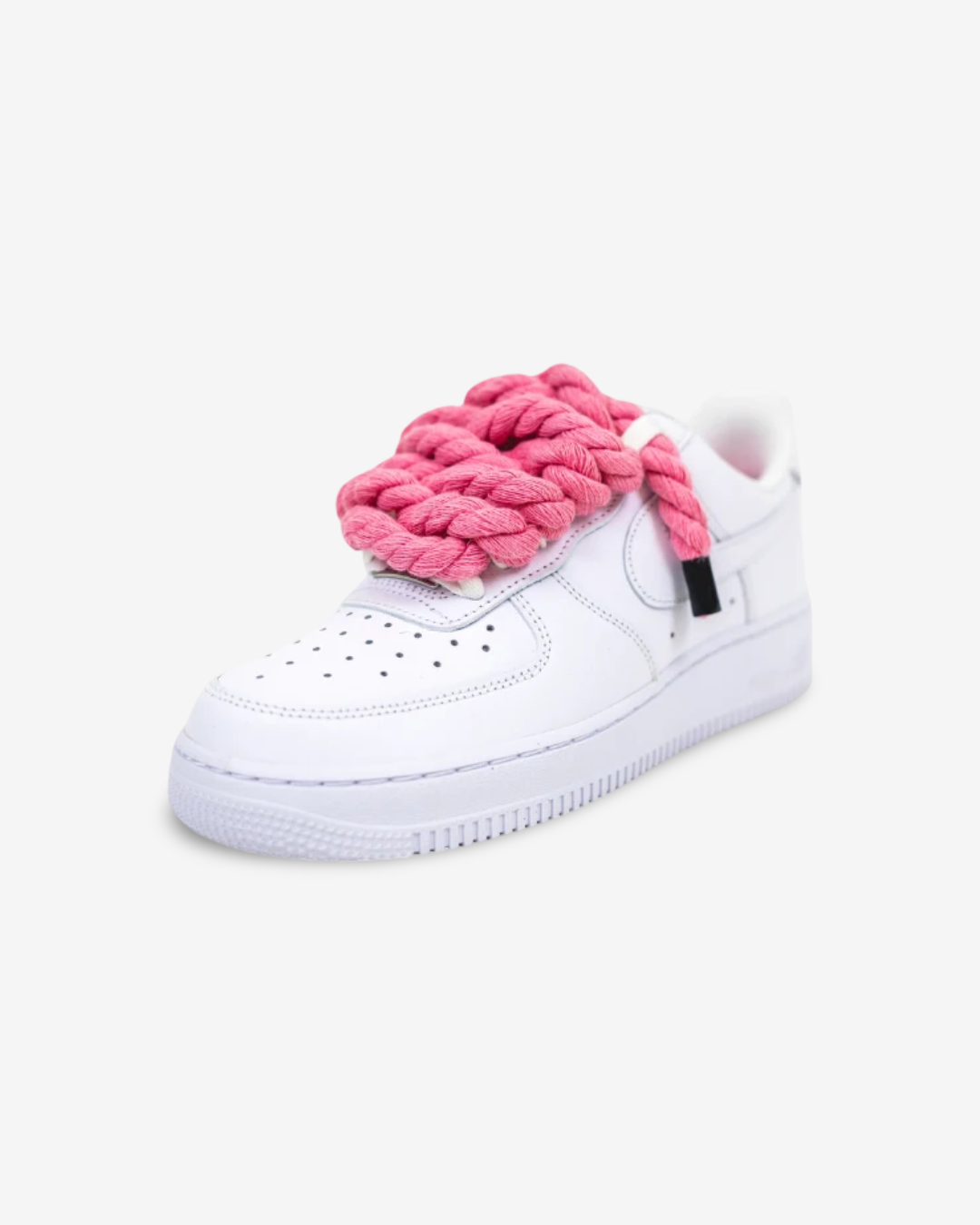 Air Force White Corda Laces Rosa