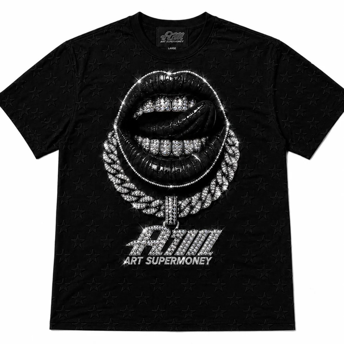 Artsupermoney Black Lips Tee
