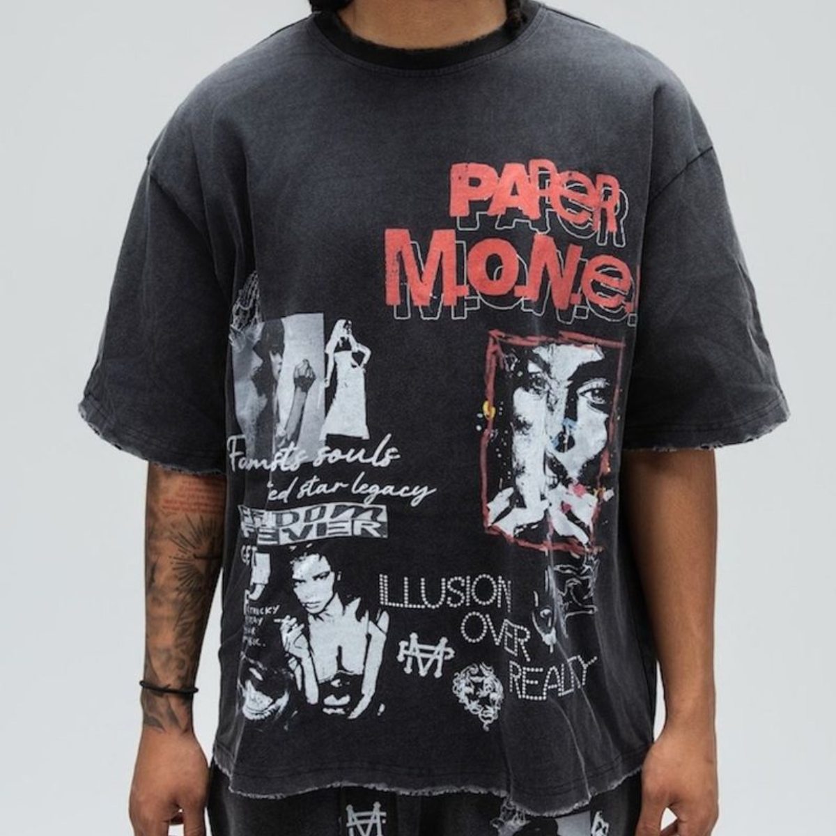 PAPER MONEY - ILLUSION TEE BLACK