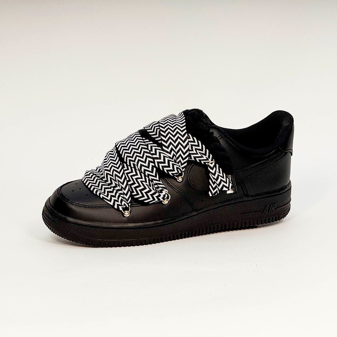 Air Force 1 Black Lanvin Rope Laces Black