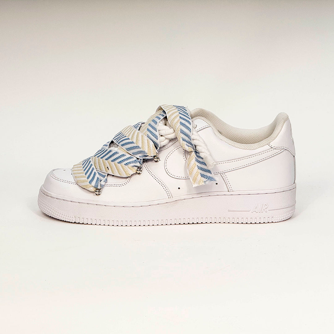 Air Force 1 White Lanvin Rope Laces Heaven