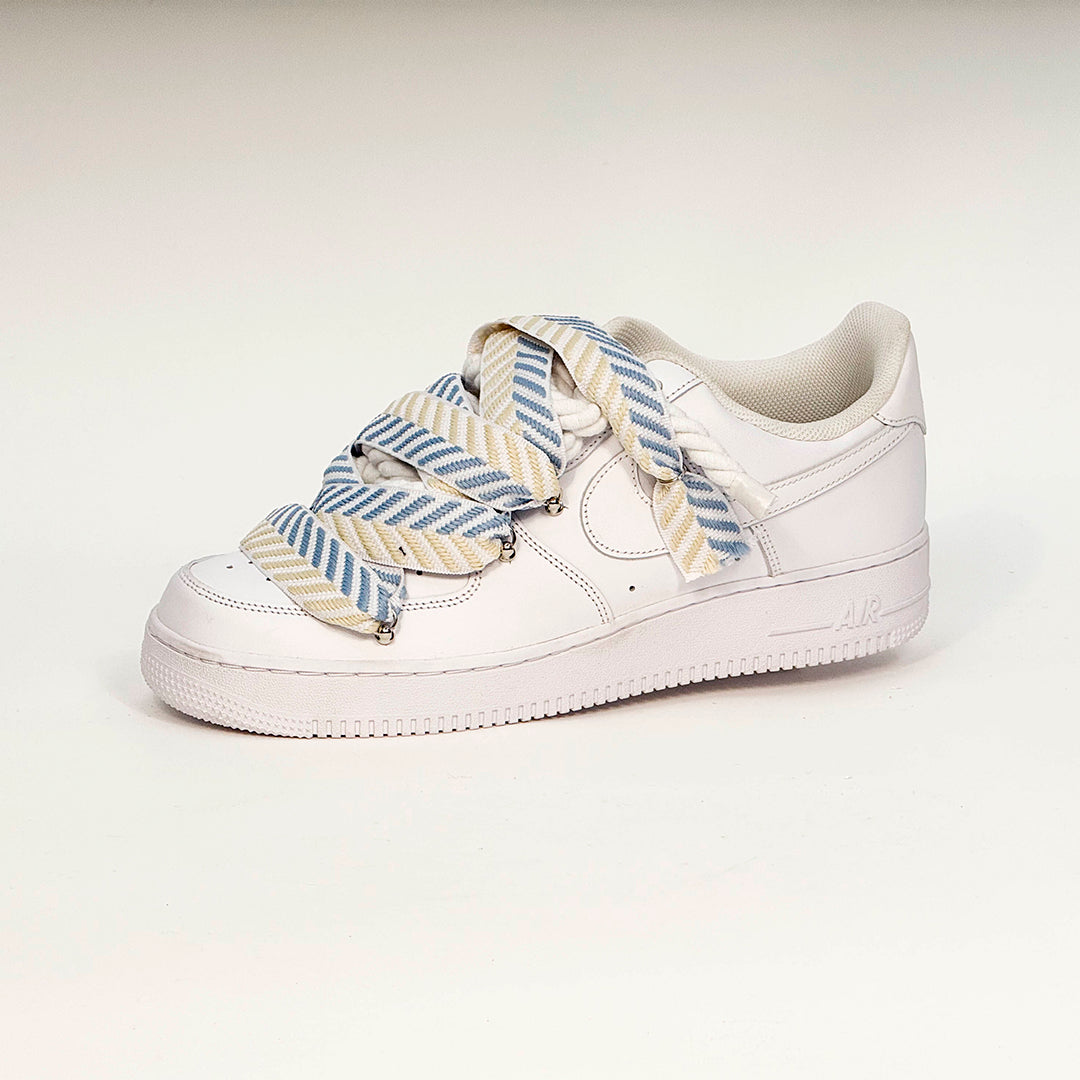Air Force 1 White Lanvin Rope Laces Heaven