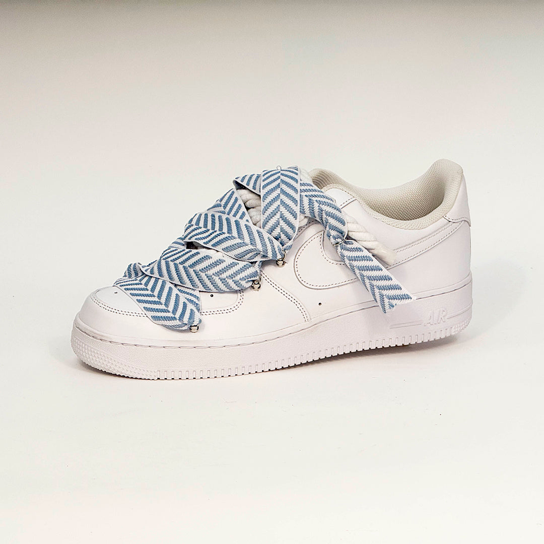 Air Force 1 White Lanvin Rope Laces ICE