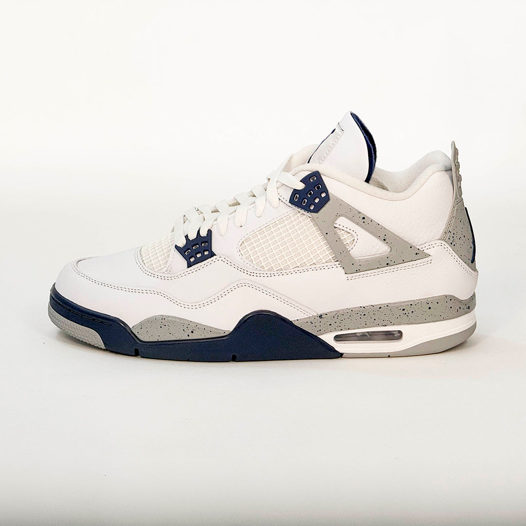 Nike Air Jordan 4 Retro White Midnight Navy