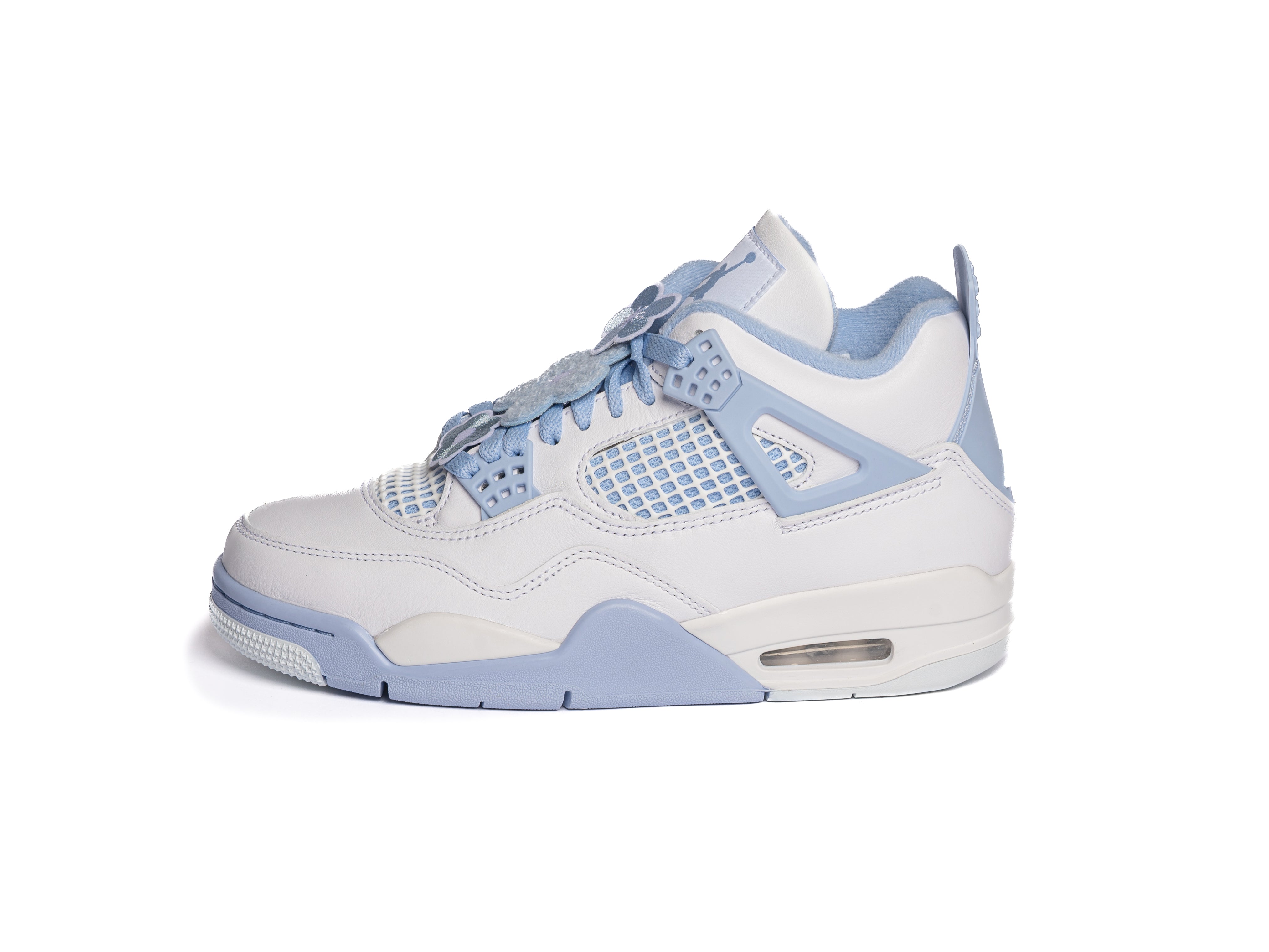 Nike Air Jordan 4 Retro Alluminum Forget Me Not