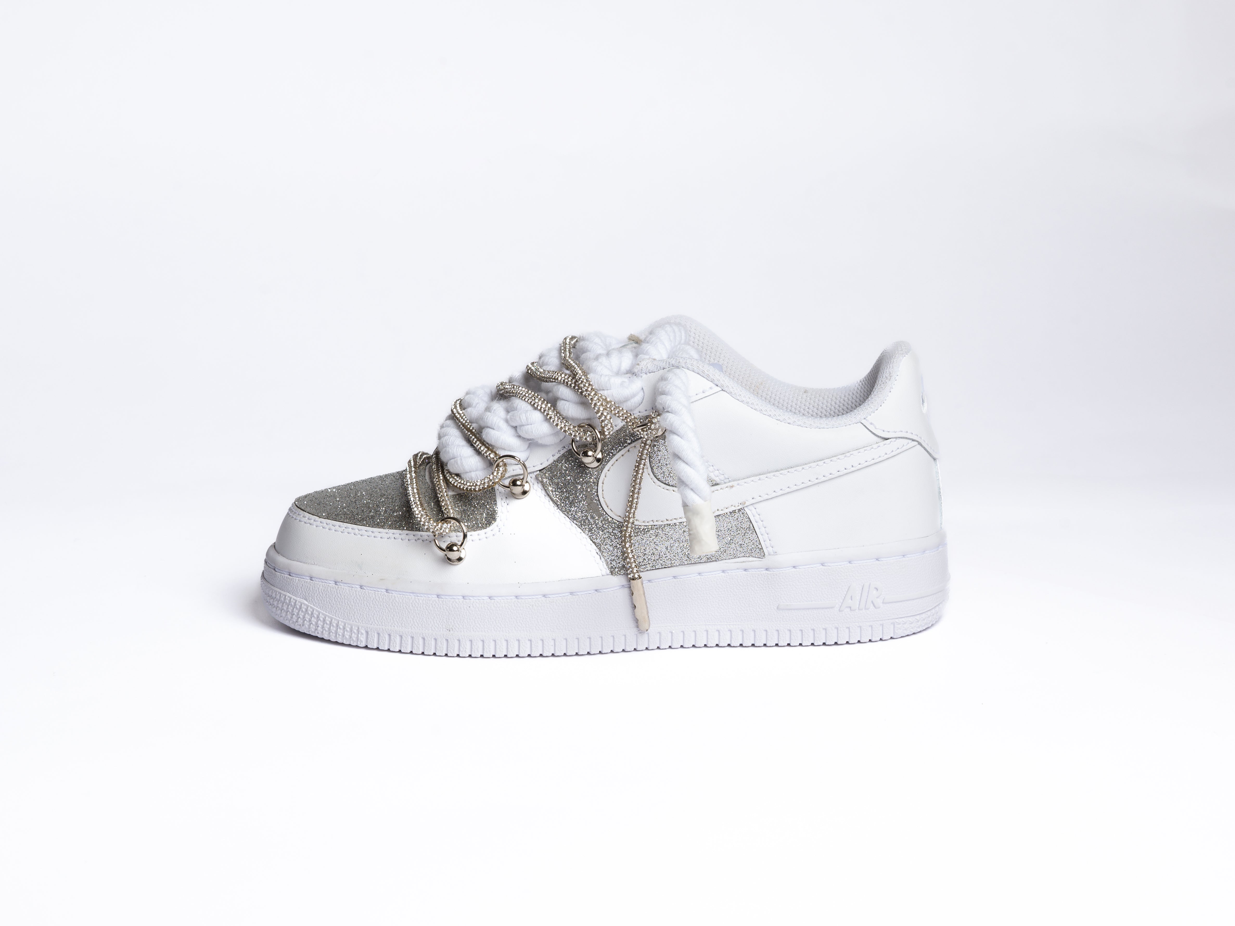 Air Force 1 Shiny Grey