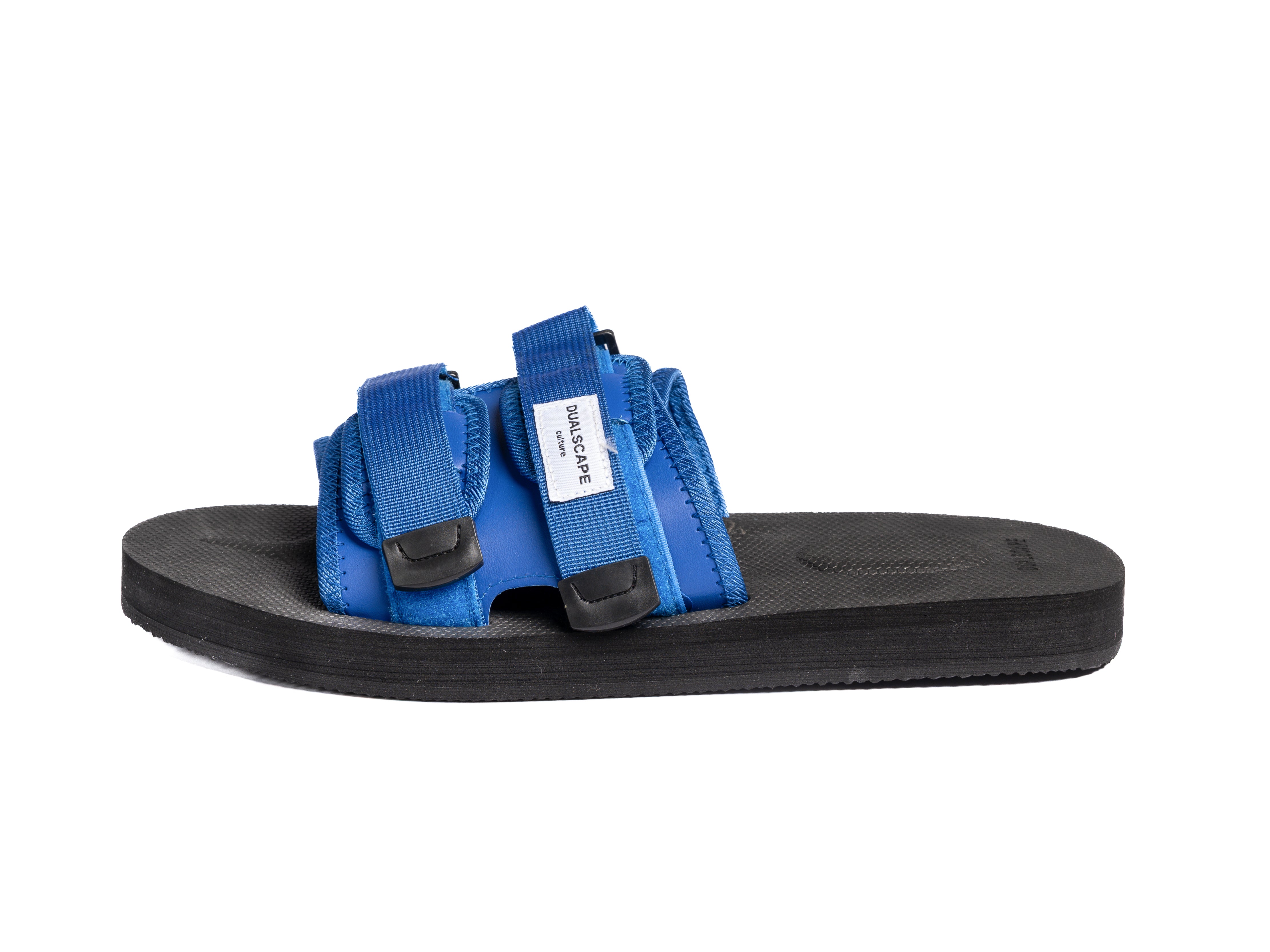 DUALSCAPE SLIPPERS - TINTA UNITA NERO/BLU