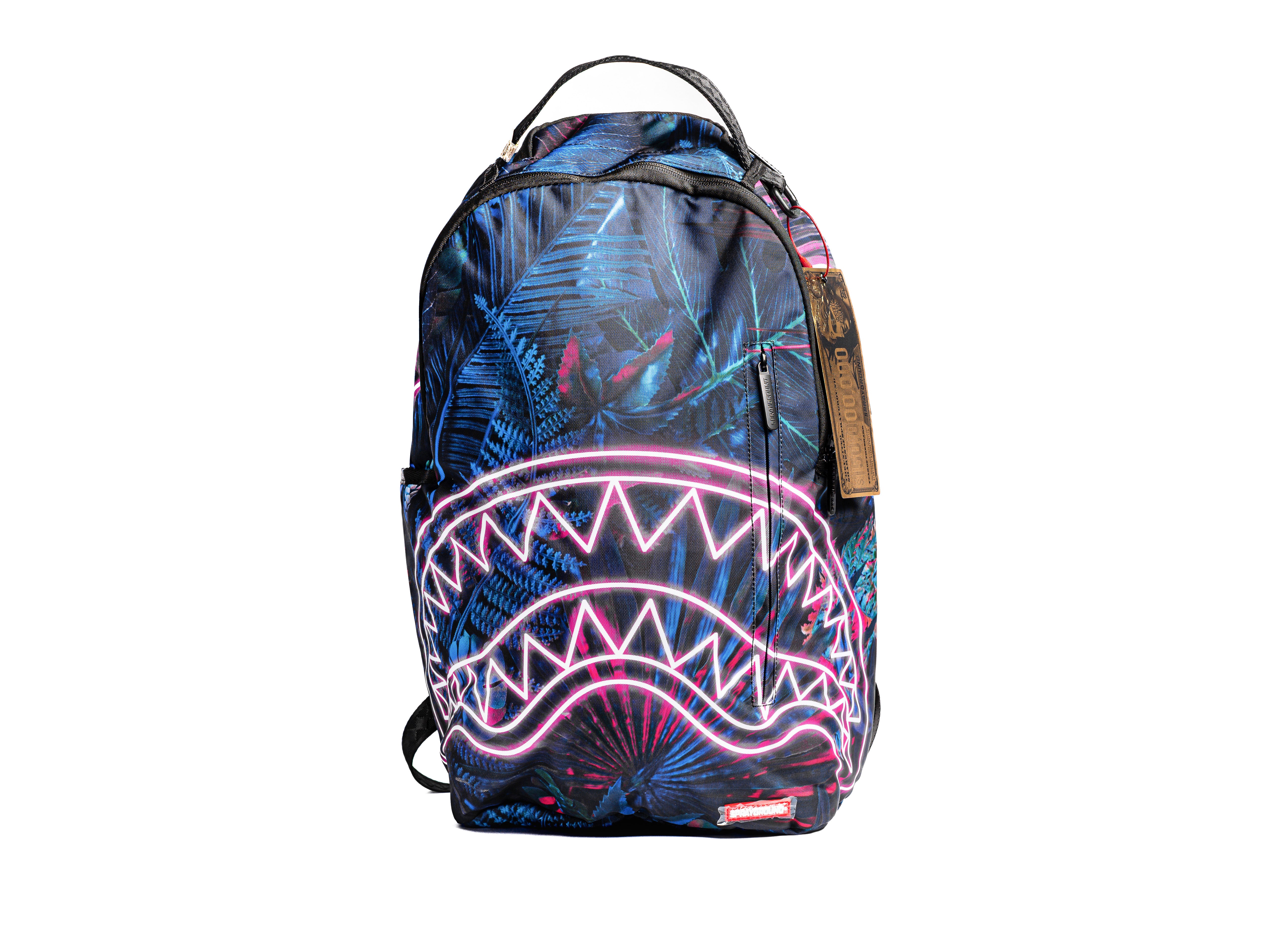 ZAINO SPRAYGROUND SHARK NEON