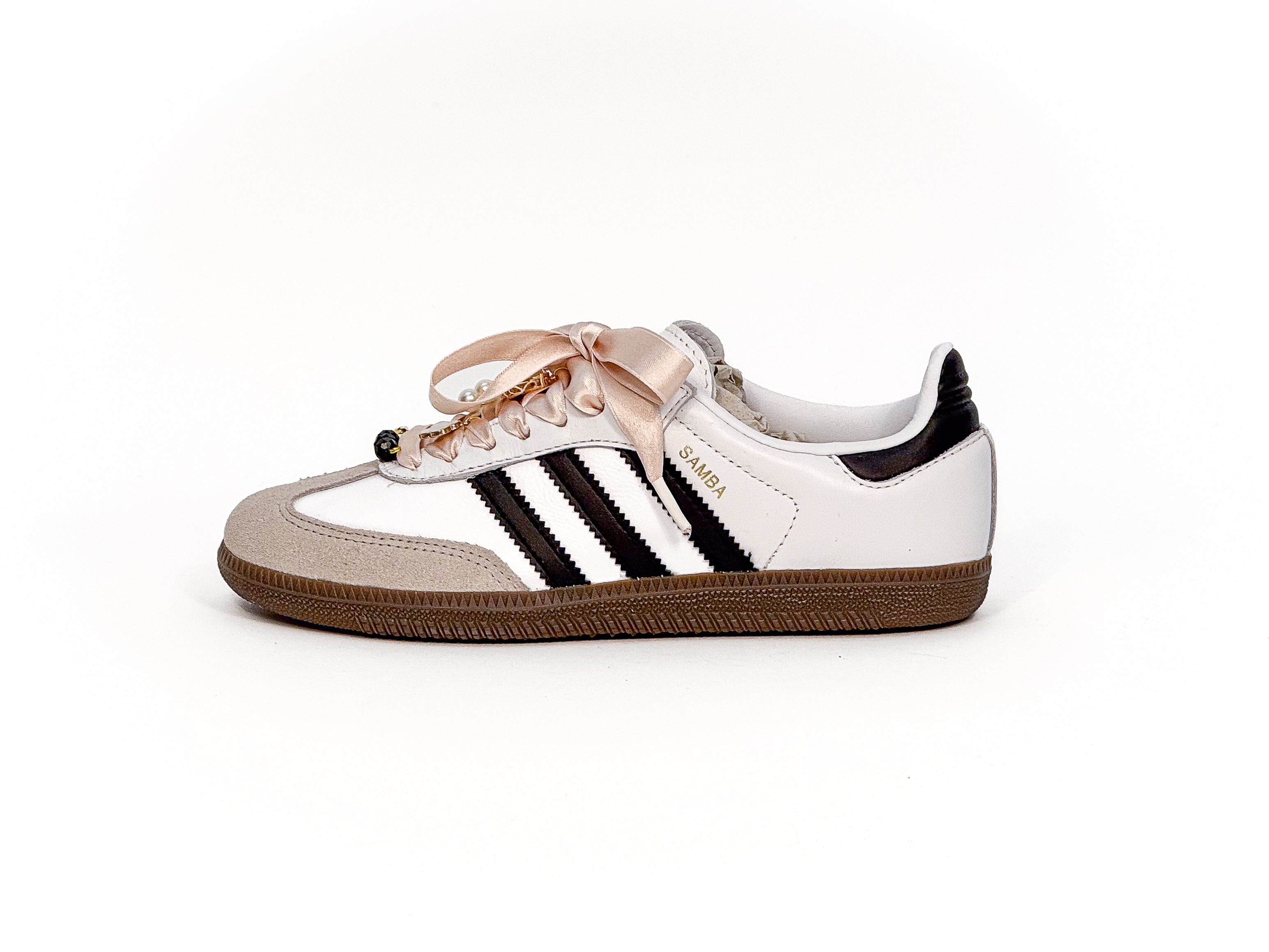Adidas Samba Pink Tape Charm Pearl