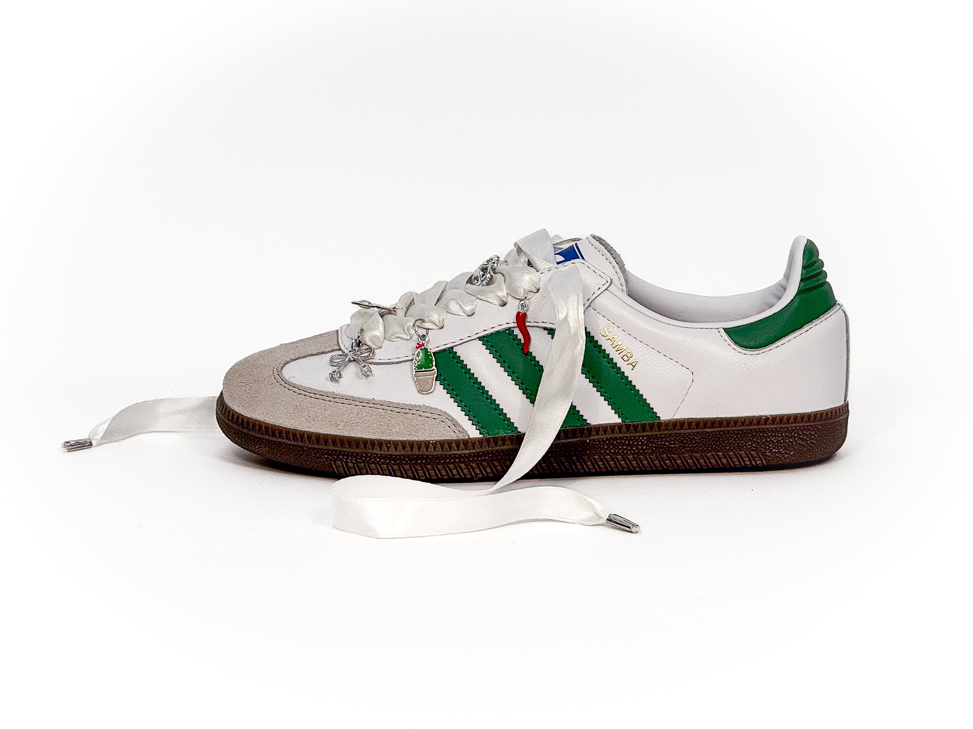 Adidas Samba Green Charm Pearl
