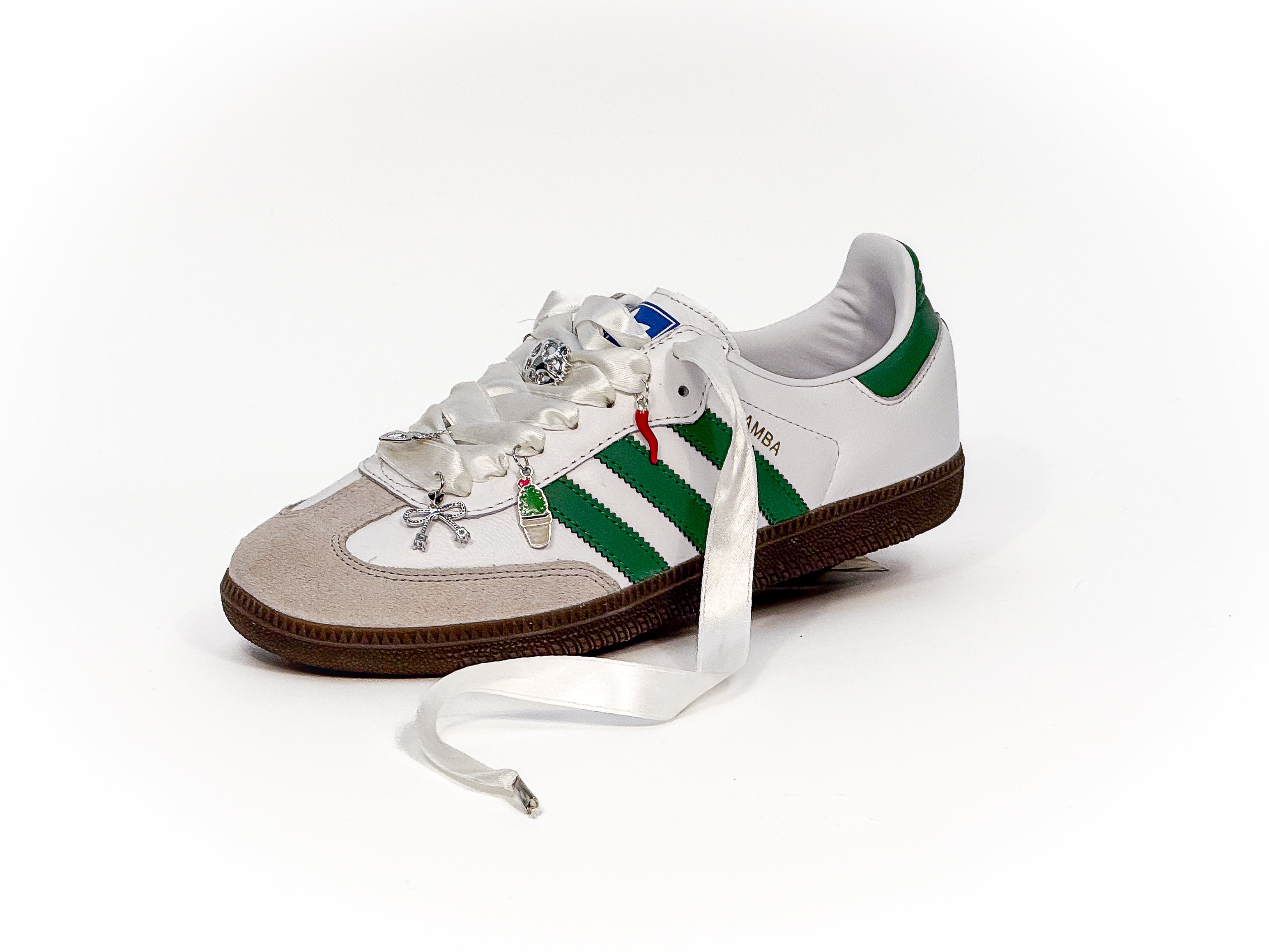 Adidas Samba Green Charm Pearl