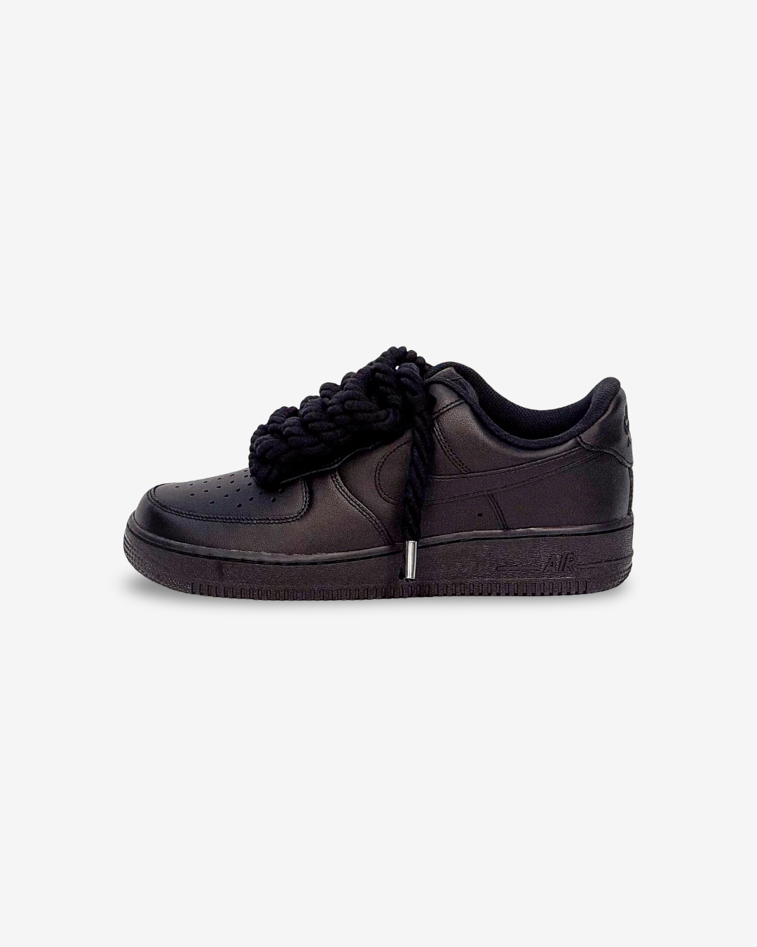 Air Force Black Corda Laces Nera