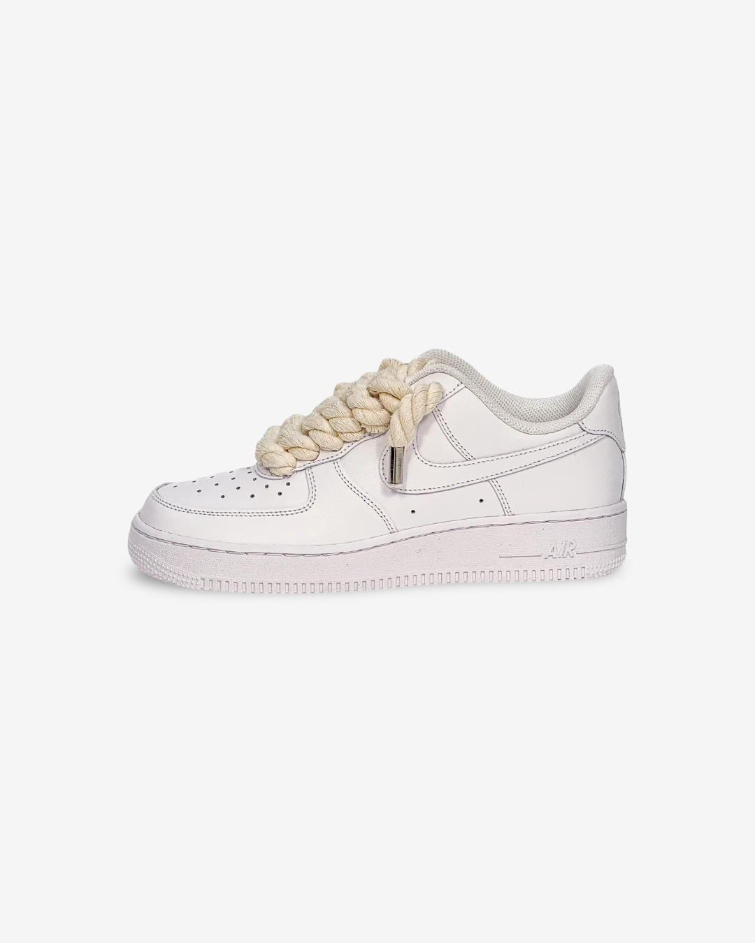 Air Force White Corda Laces Beige