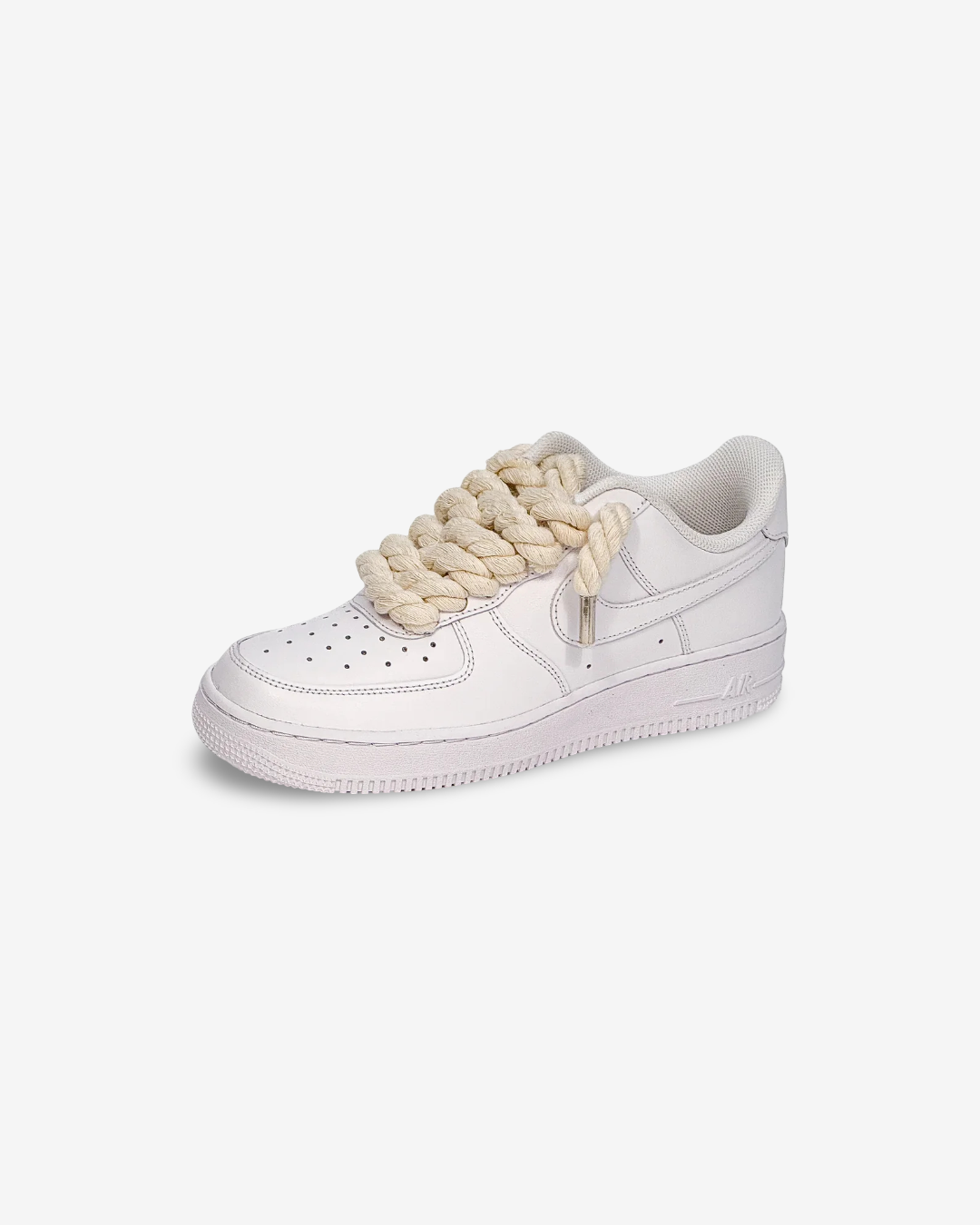 Air Force White Corda Laces Beige