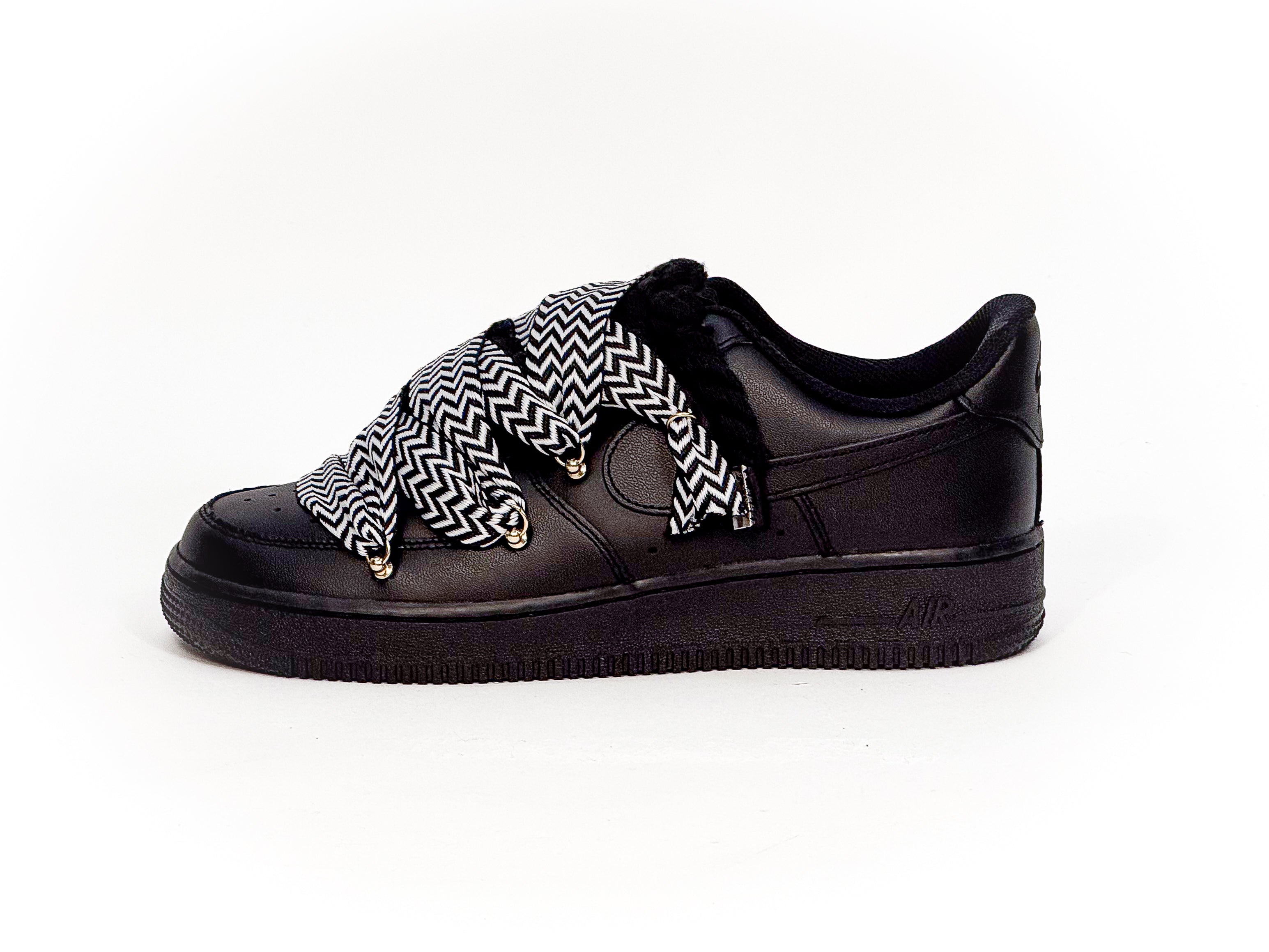 Air Force 1 Black Lanvin Black