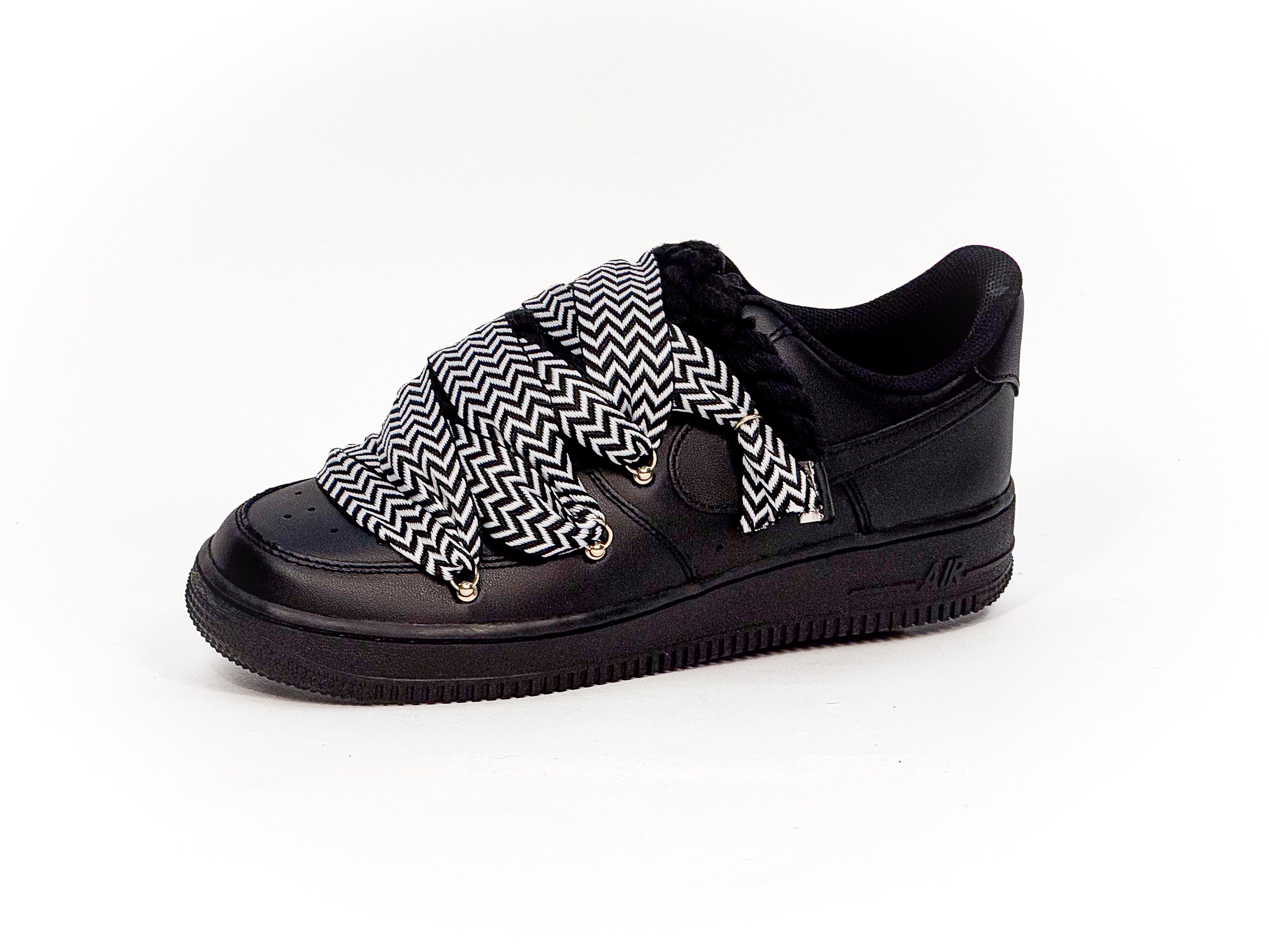 Air Force 1 Black Lanvin Black