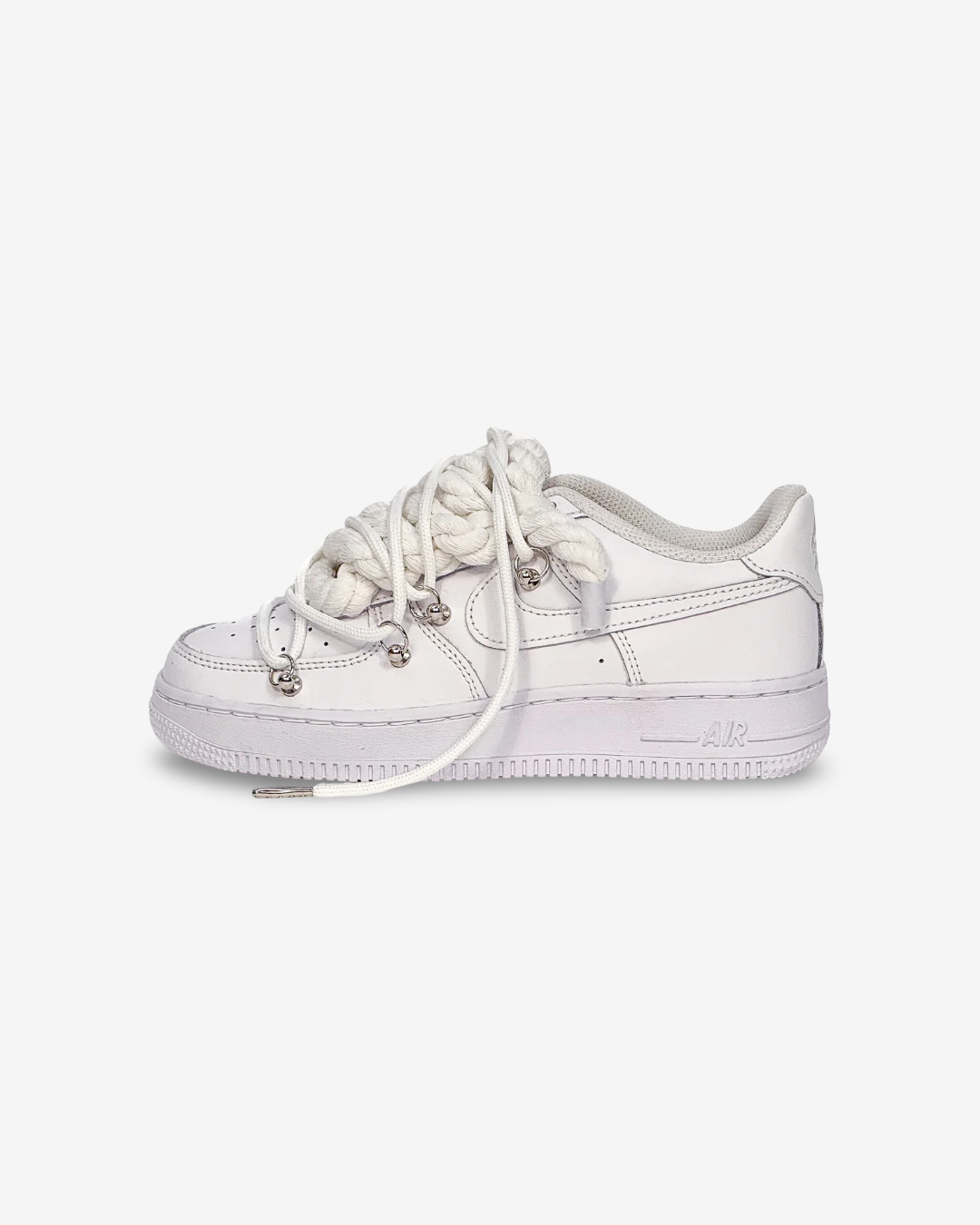Air Force 1 White W/White Overlaces