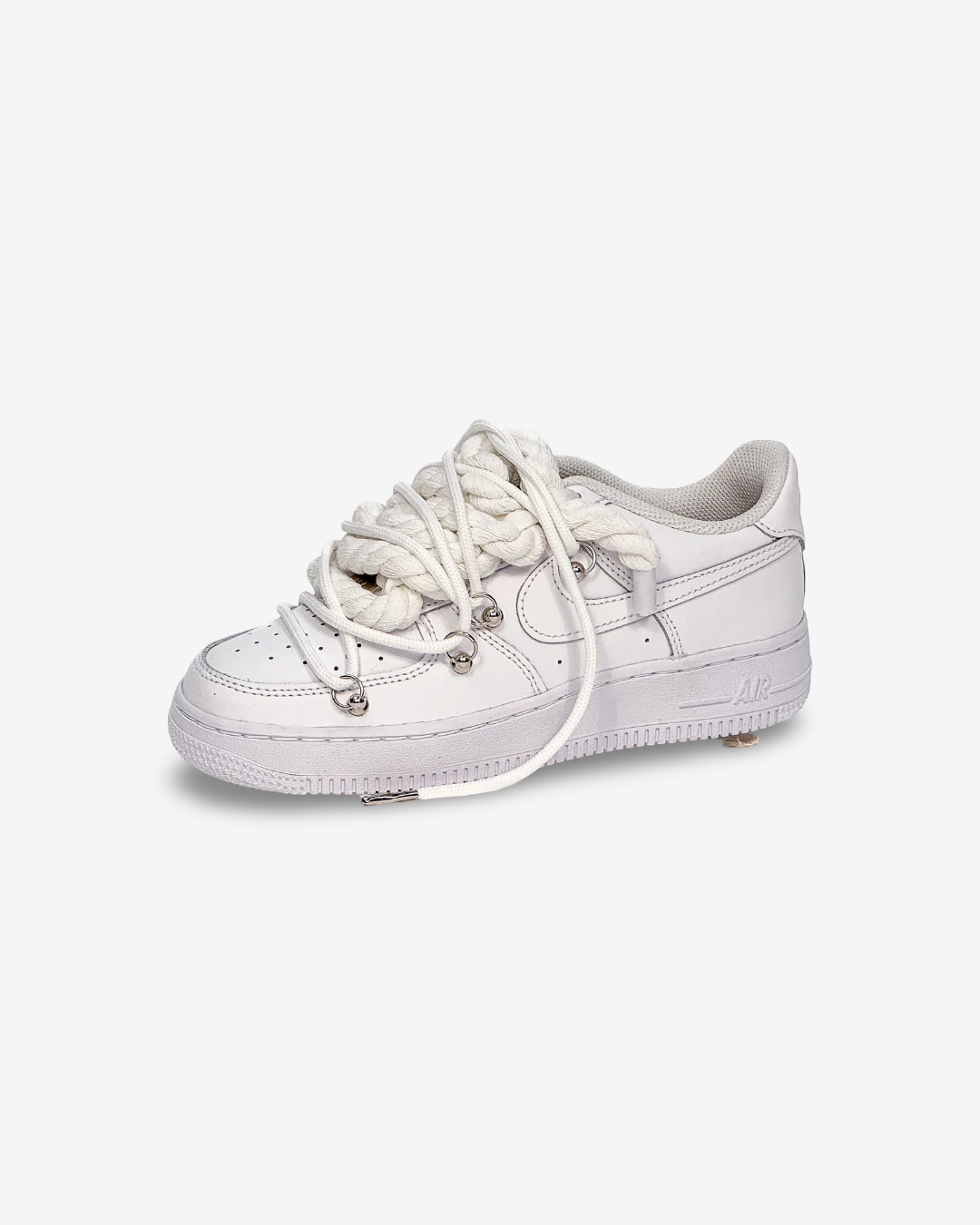 Air Force 1 White W/White Overlaces