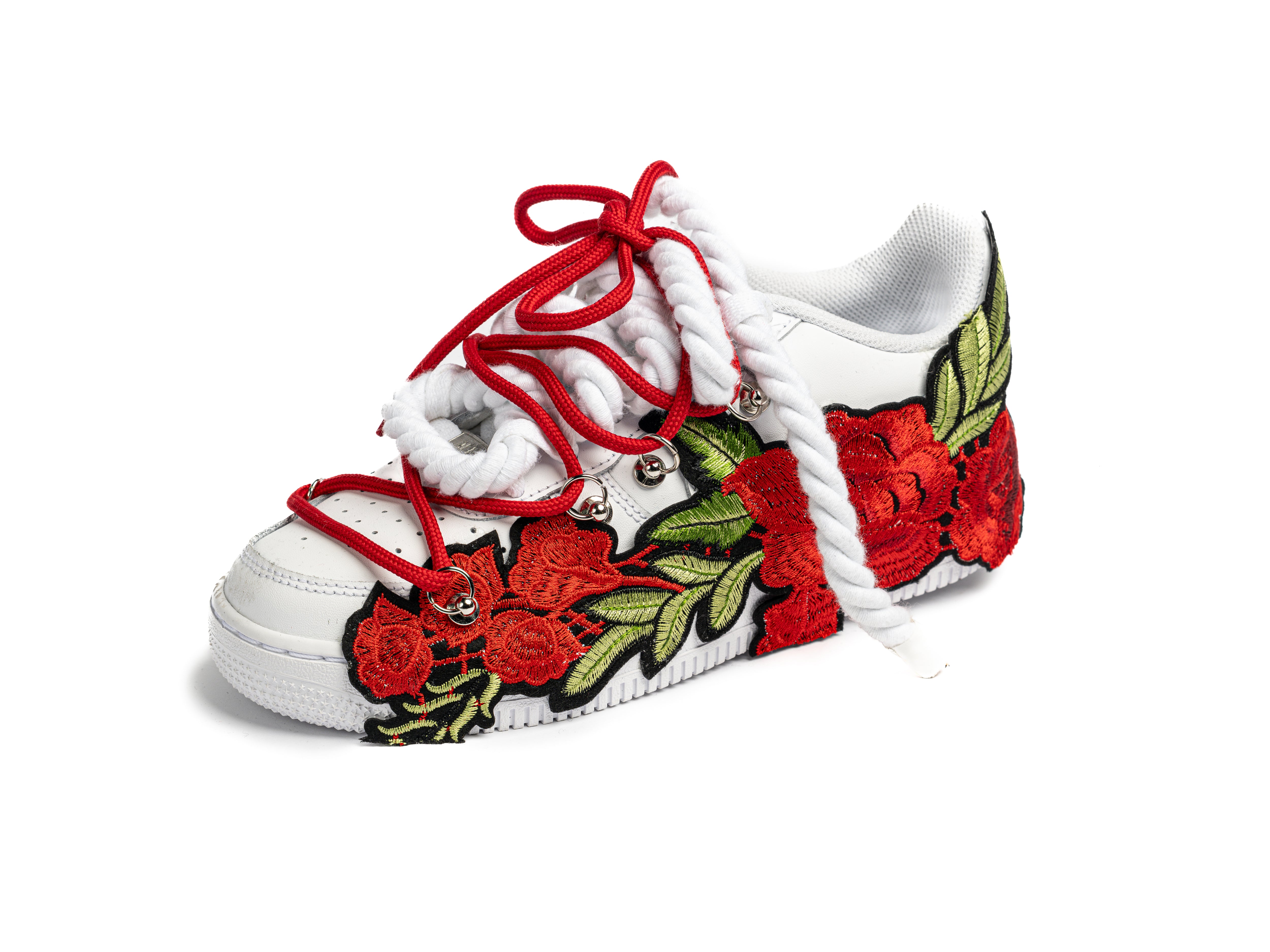 Air Force 1 White RED ROSES