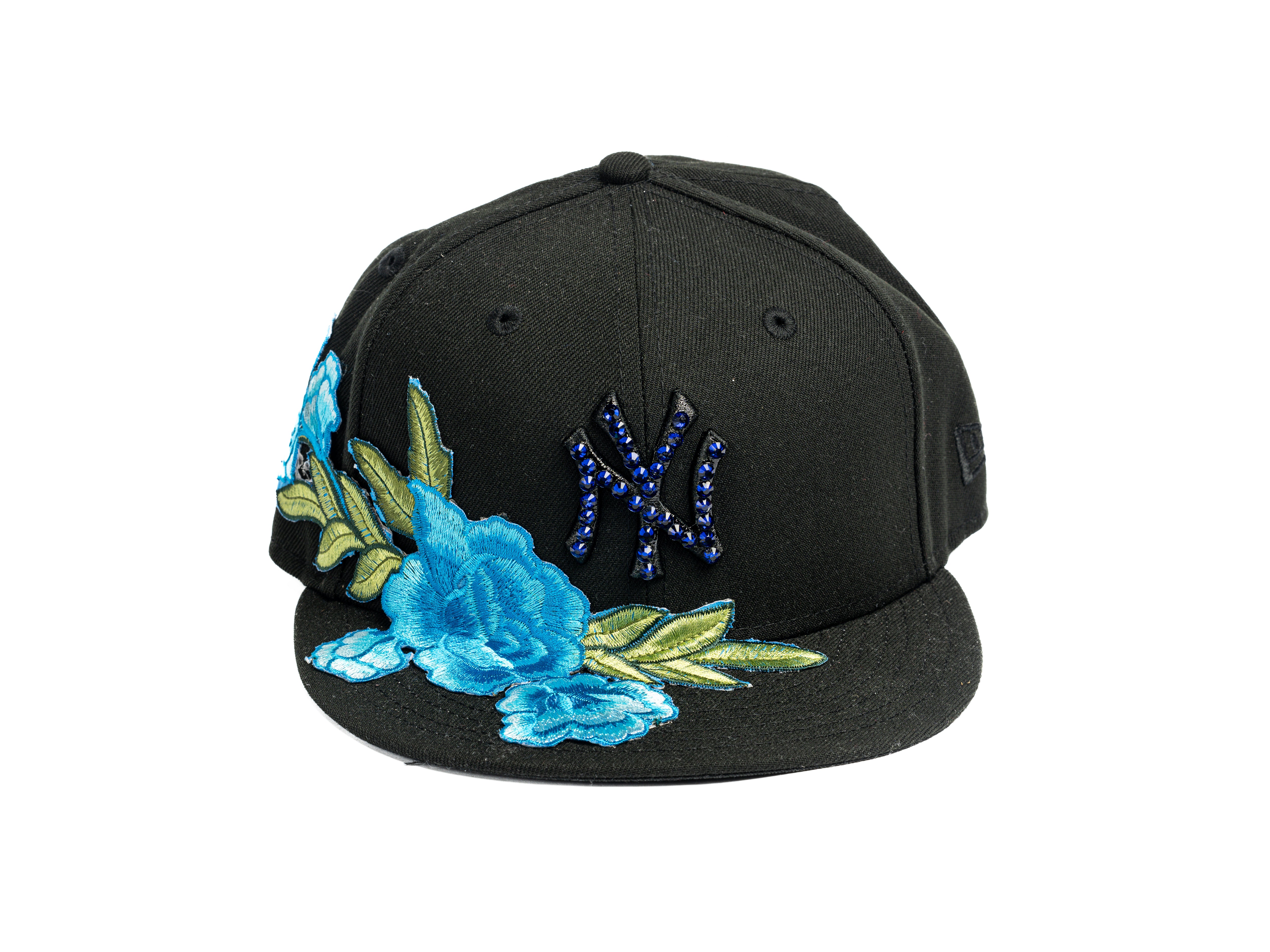 New Era Black - NY BLACK BLUE ROSES