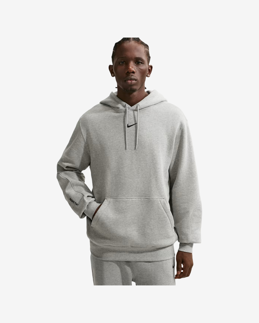 NOCTA x NIKE - FELPA CAPPUCCIO GRIGIA