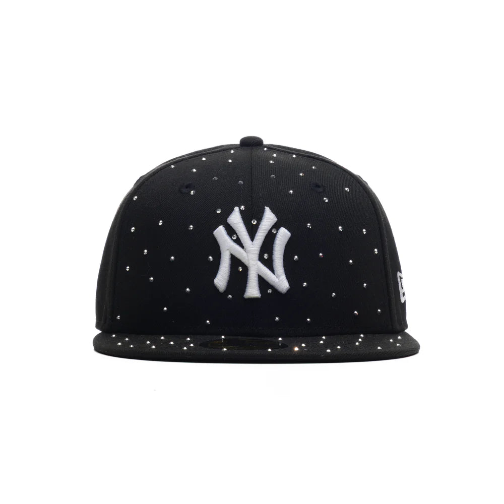 New Era Black - NY WHITE DIAMOND RAIN