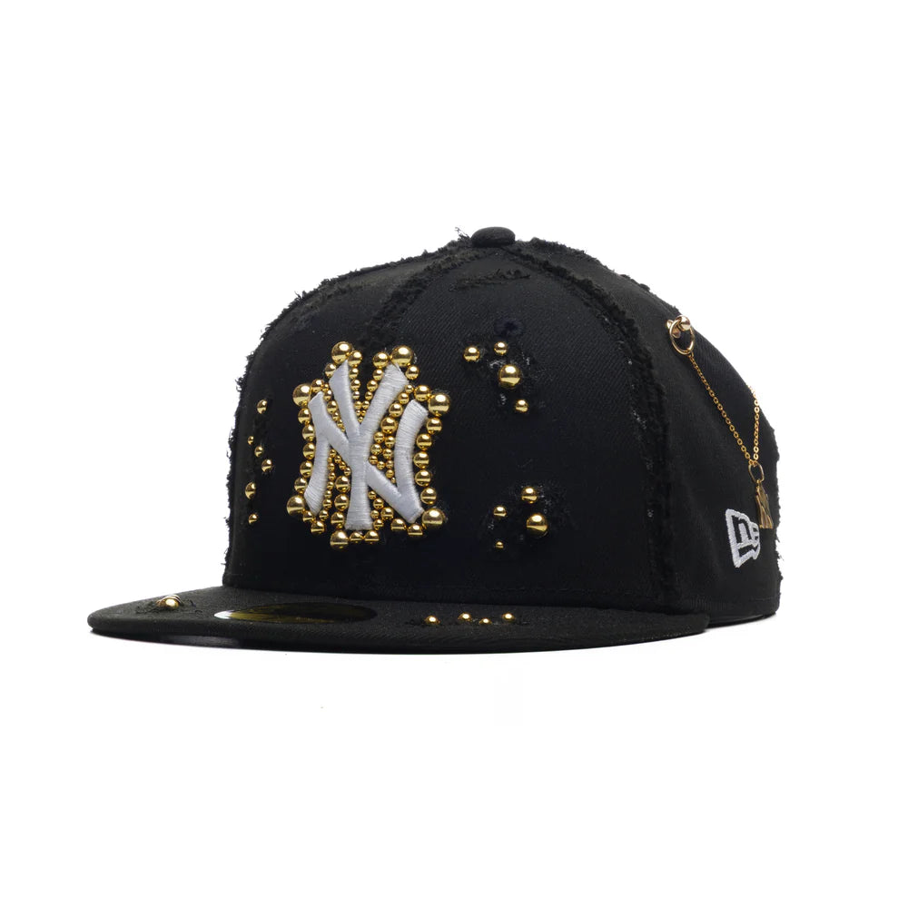 New York Yankees GOLD Pearls Black