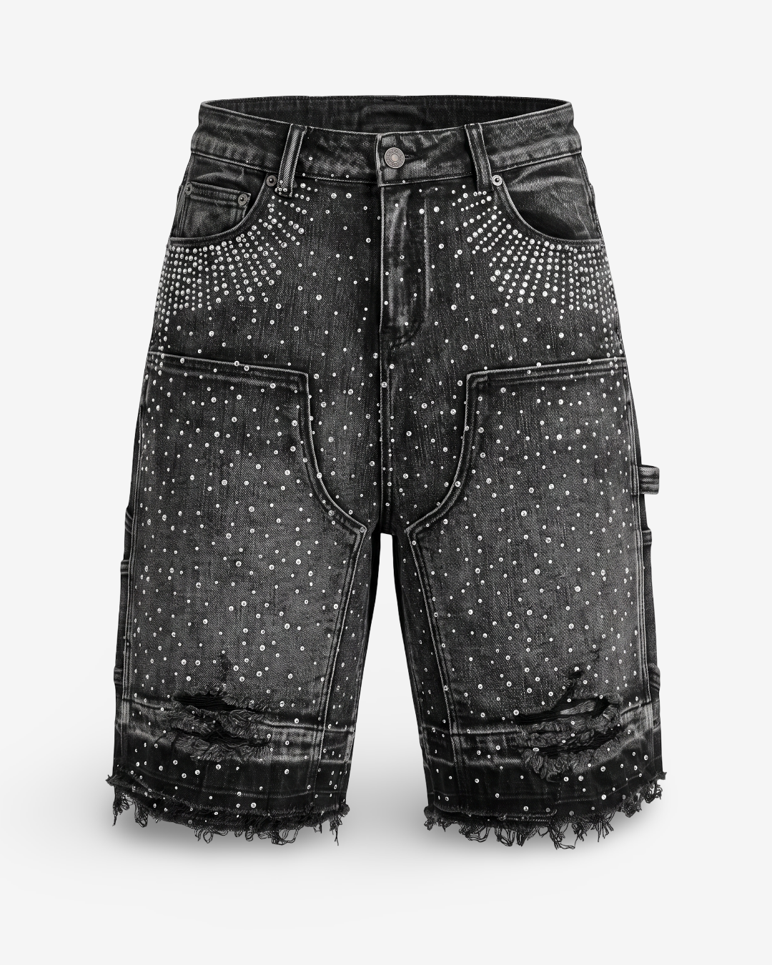PAPER MONEY - JORTS CRYSTALIZED BLACK