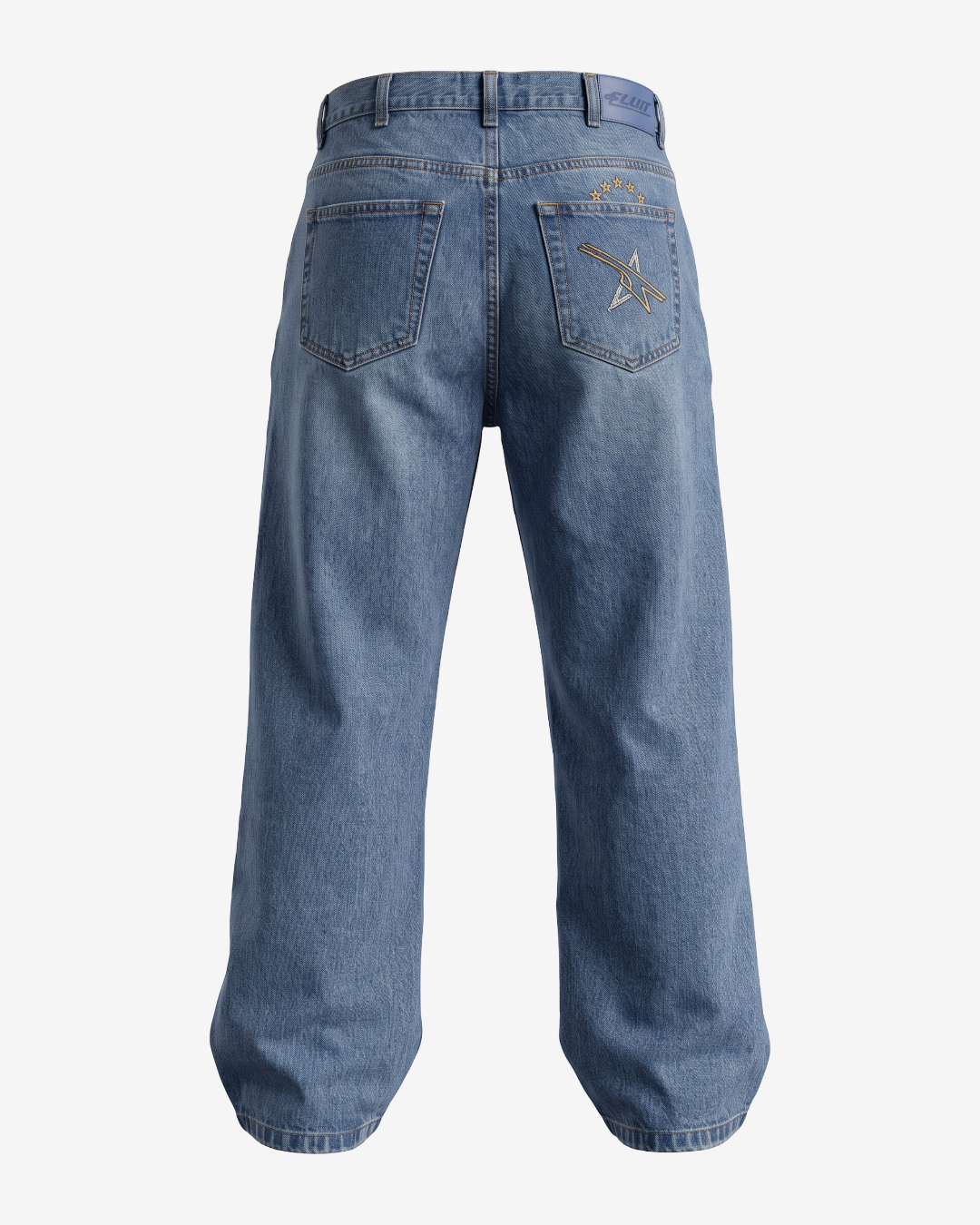 ART SUPERMONEY DENIM WIDE LEG